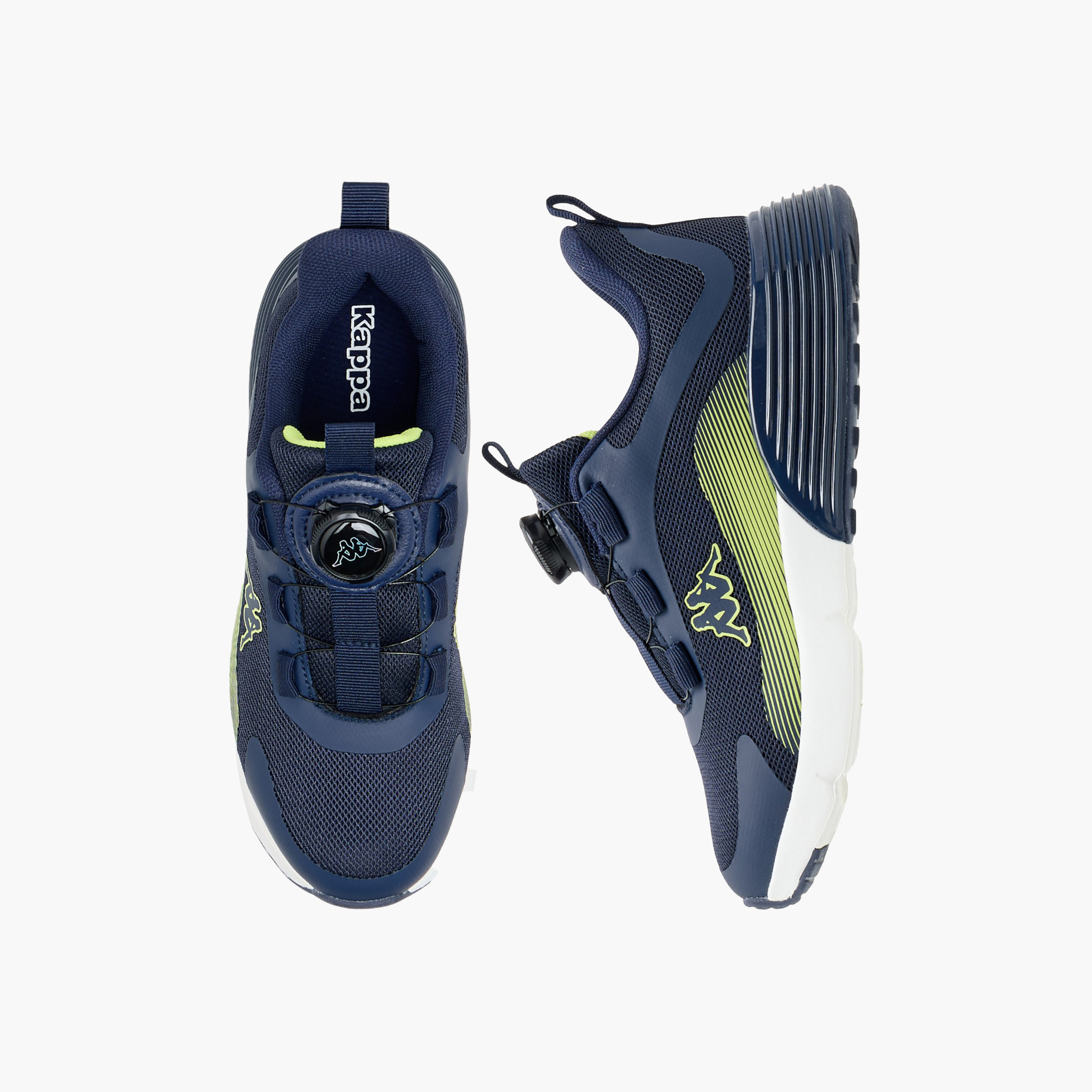 Kappa Kids Drawstring Cushioned Sole Walking Shoes-boys-shoes-sneakers-image-1