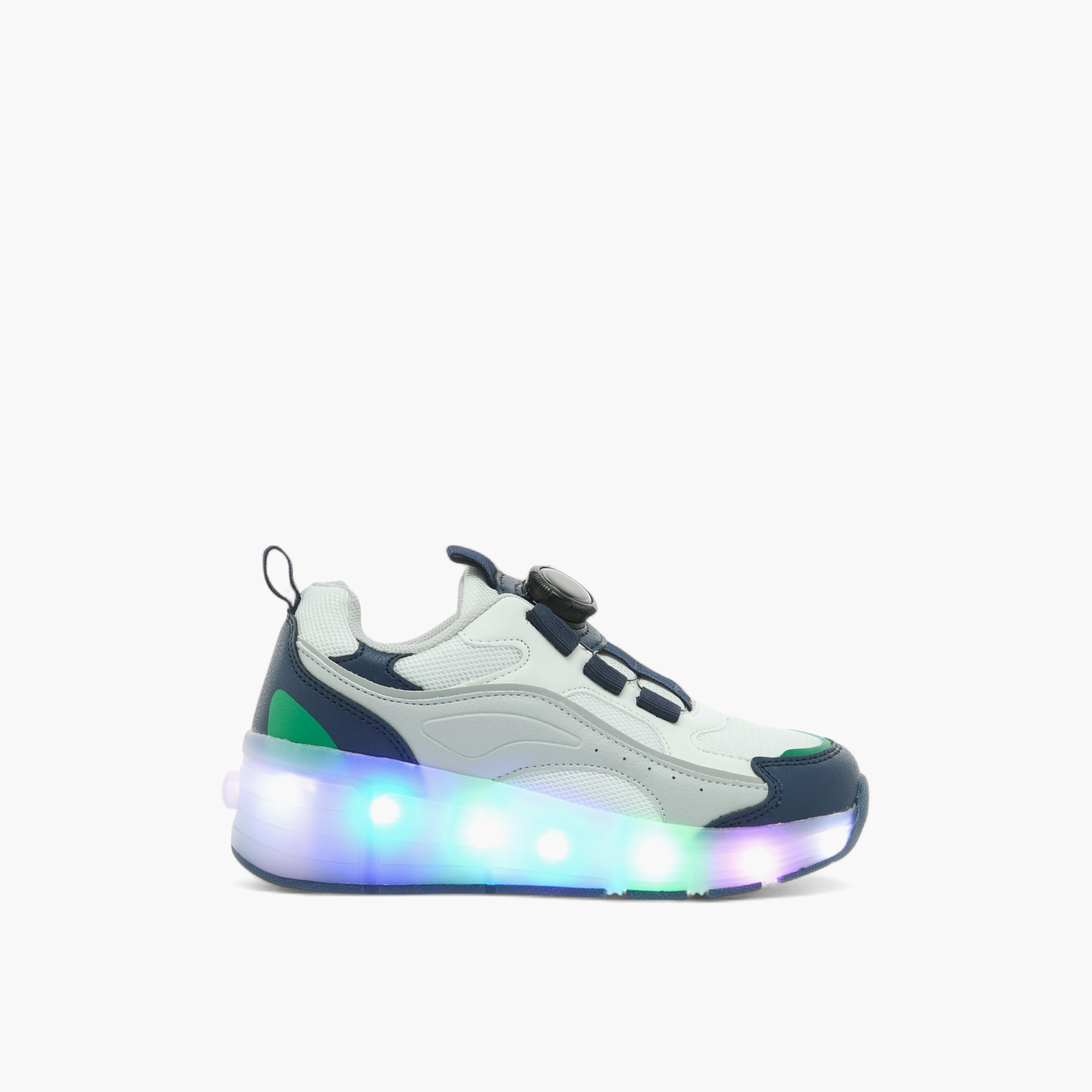 حذاء سنيكرز مضيء بإبزيم دوّار للأولاد من مستر دوتشيني-boys-shoes-sneakers-image-7