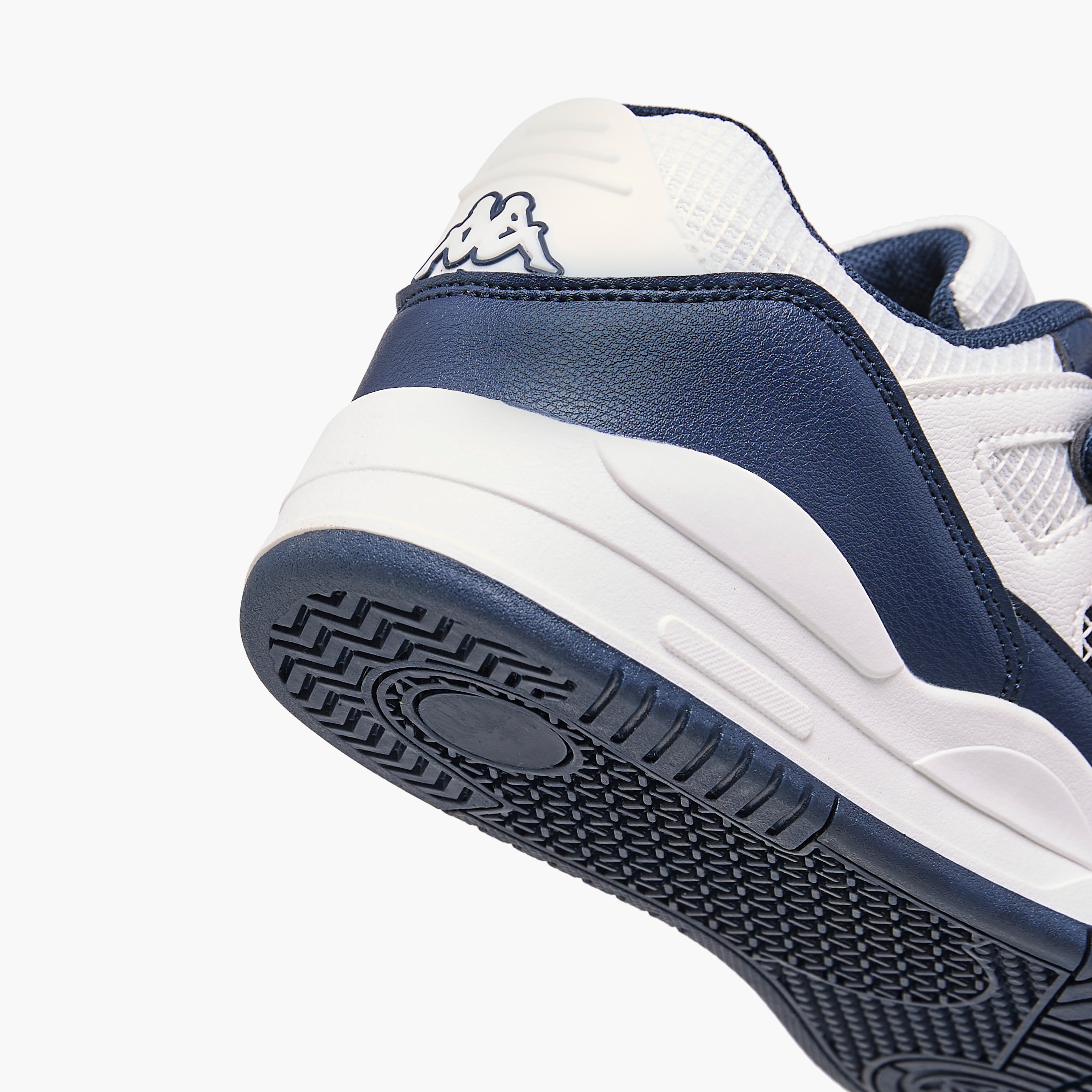 Kappa Kids' Logo Print Sneakers with Hook and Loop Closure-boys-shoes-sneakers-image-5