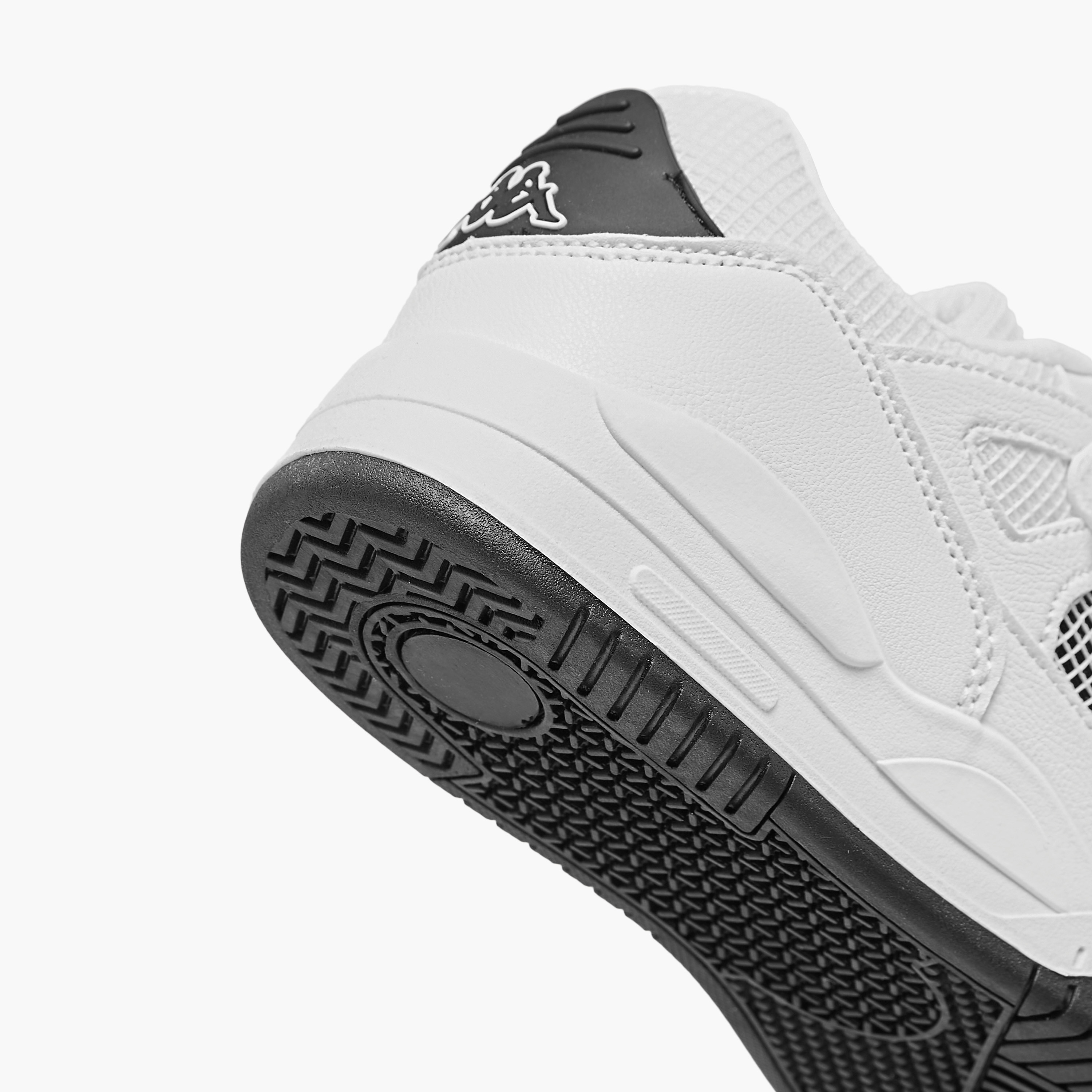 Kappa Kids' Logo Print Sneakers with Hook and Loop Closure-boys-shoes-schoolshoes-image-5