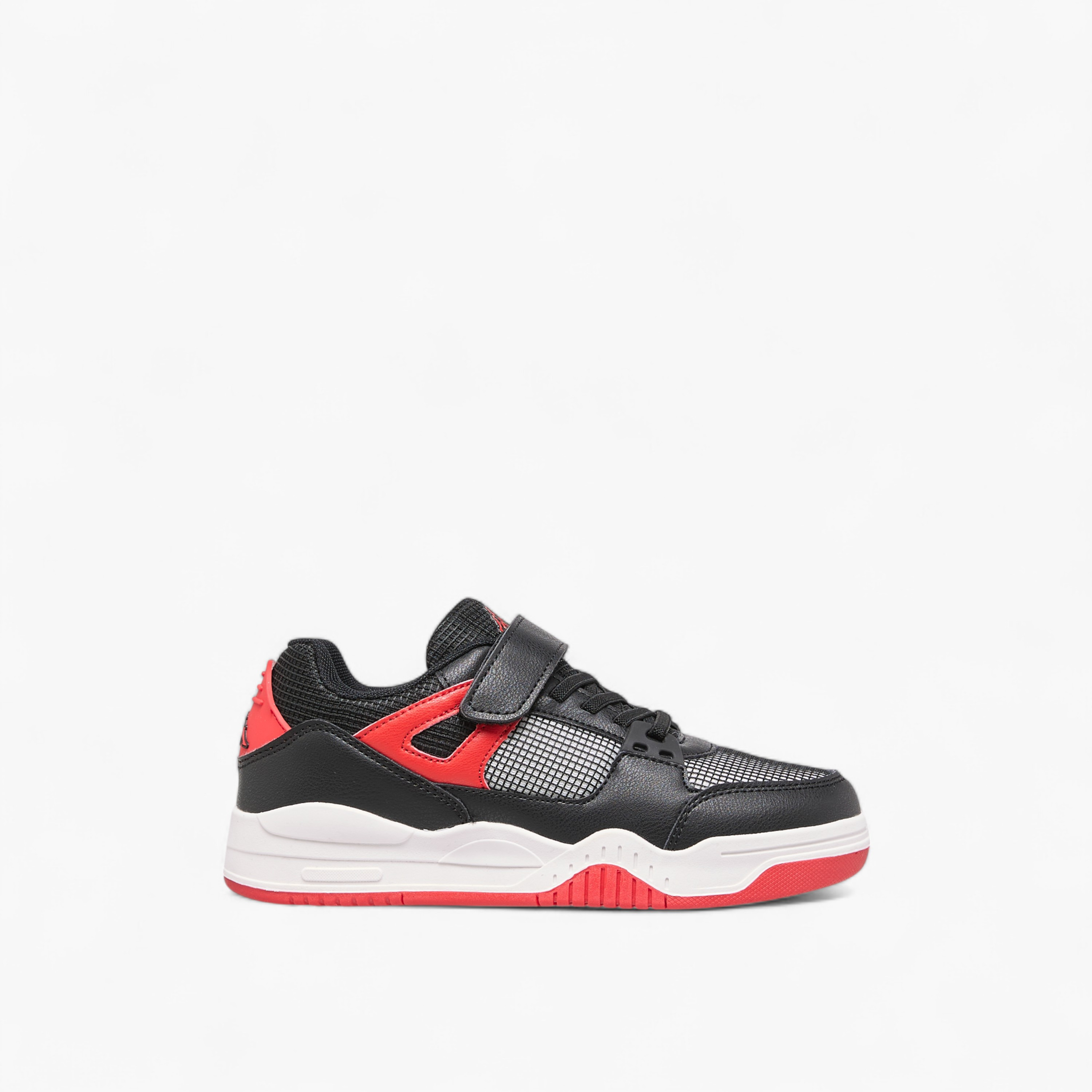 Kappa Kids' Logo Detail Sneakers with Hook and Loop Closure-boys-shoes-sneakers-image-3