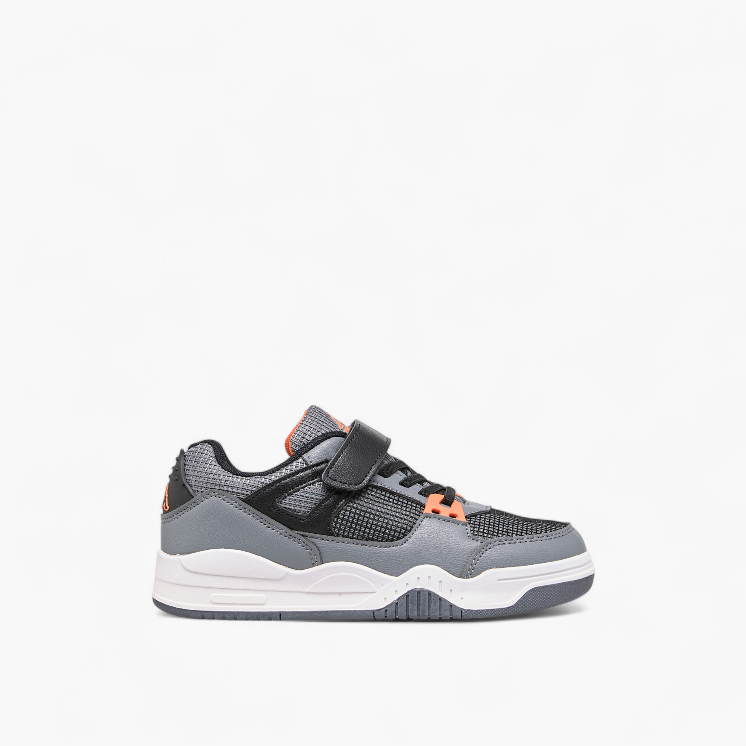 Kappa Kids' Logo Detail Sneakers with Hook and Loop Closure-boys-shoes-sneakers-image-3