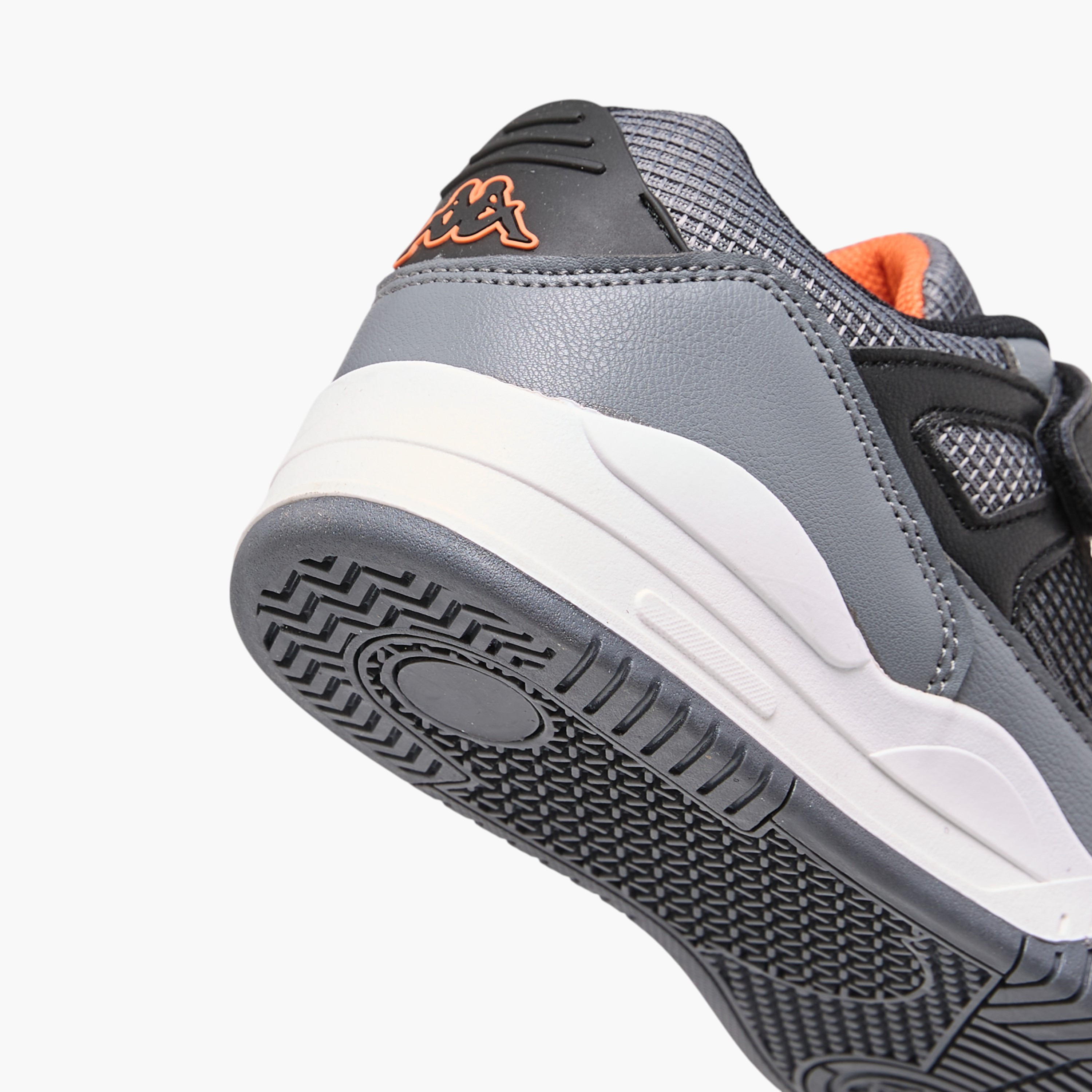 Kappa Kids' Logo Detail Sneakers with Hook and Loop Closure-boys-shoes-sneakers-image-5