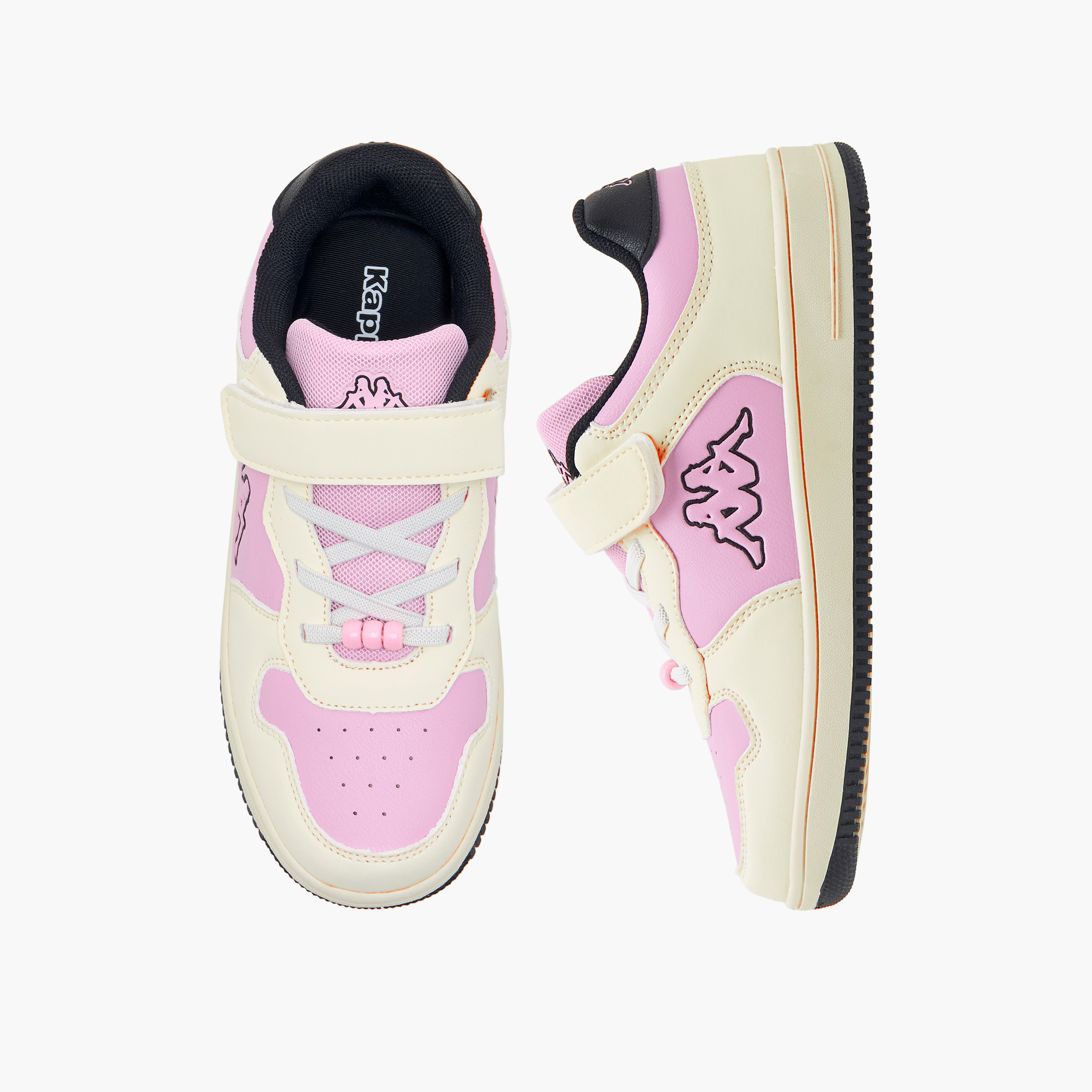 Kappa Boys Colourblock Hook & Loop Sports Shoes-sports-boys-shoes-image-1