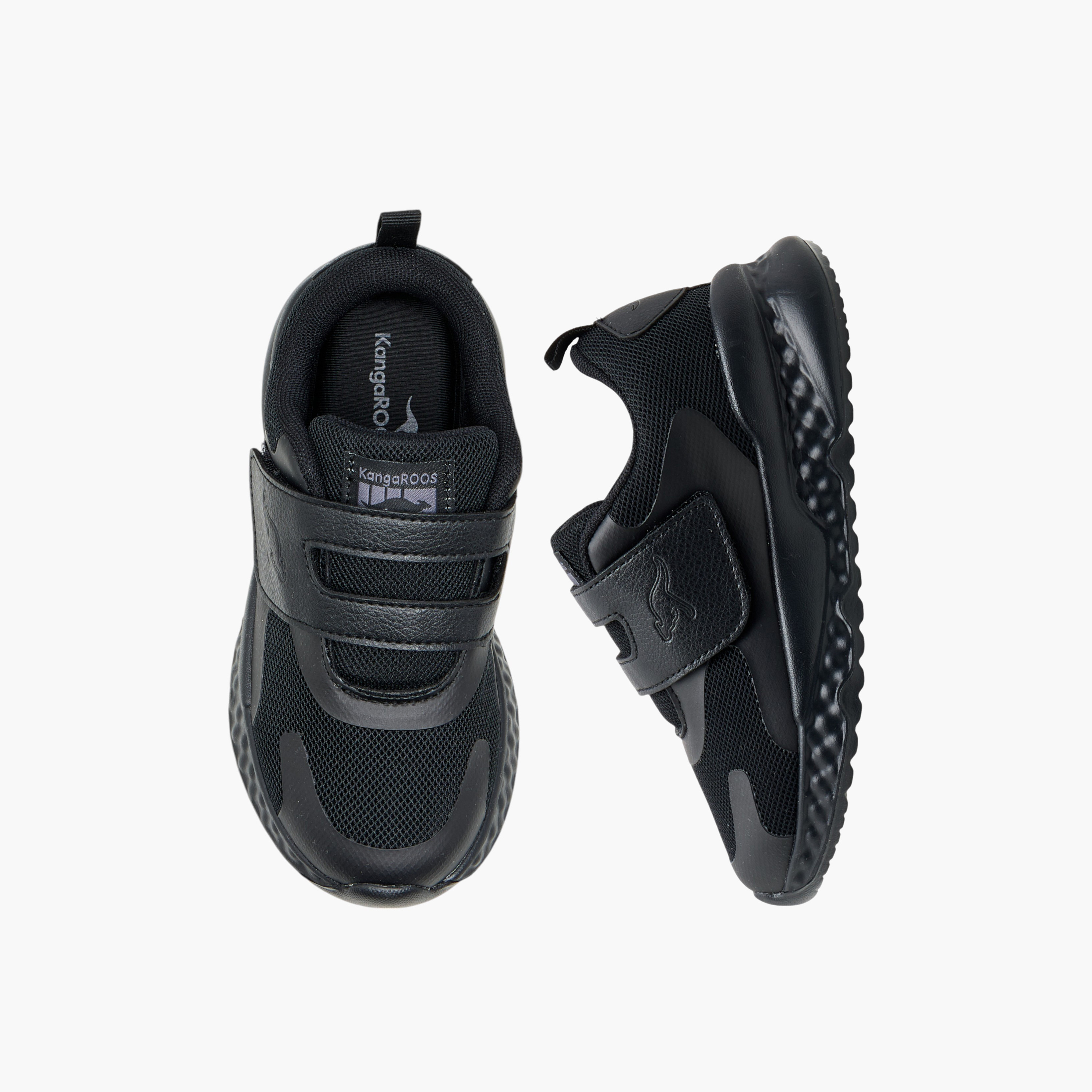 Kangaroos Kids Hook & Loop Cushioned Sole School Shoes-girls-shoes-sports-image-1