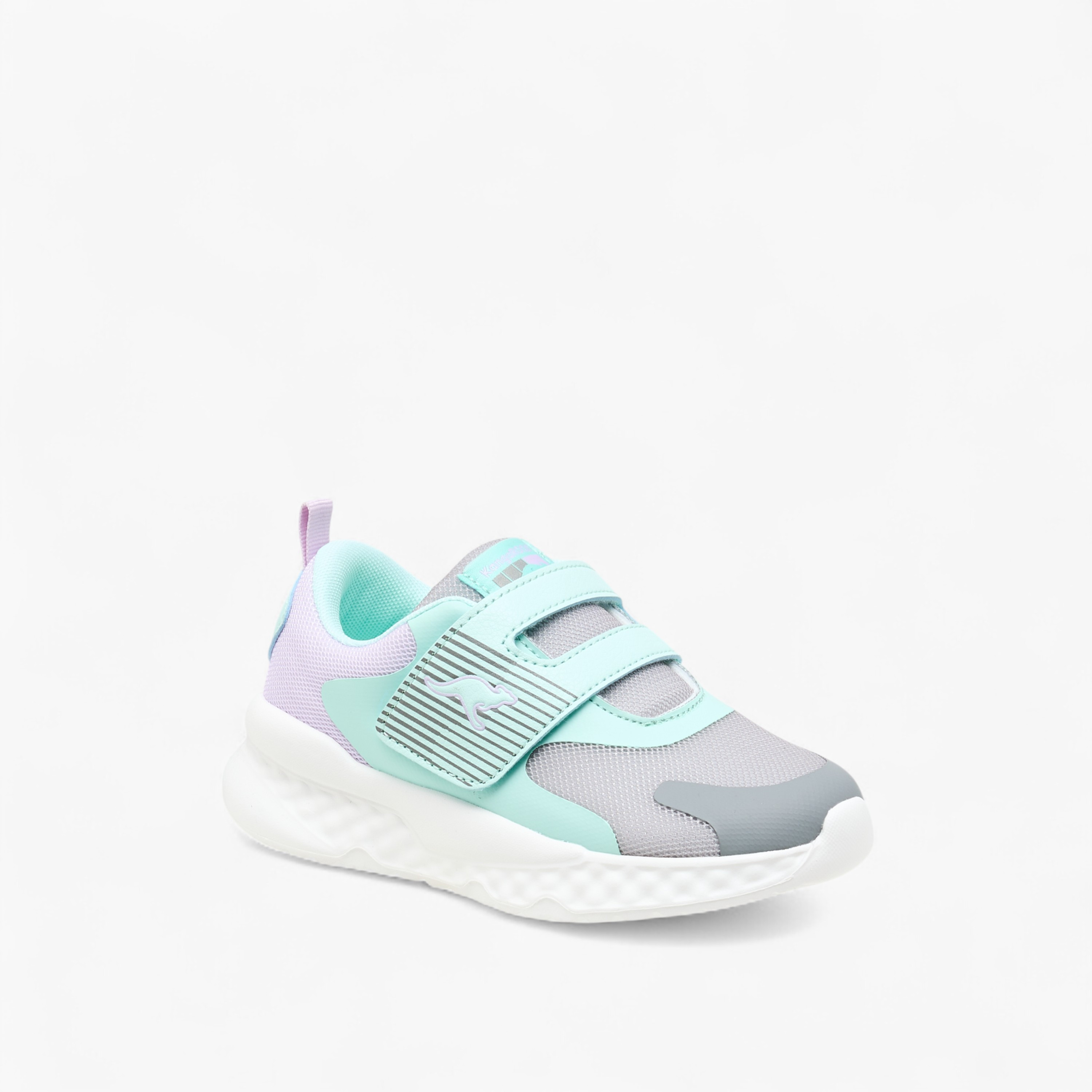 Kangaroos Girls Colourblock Hook & Loop Walking Shoes-girls-shoes-sports-image-2