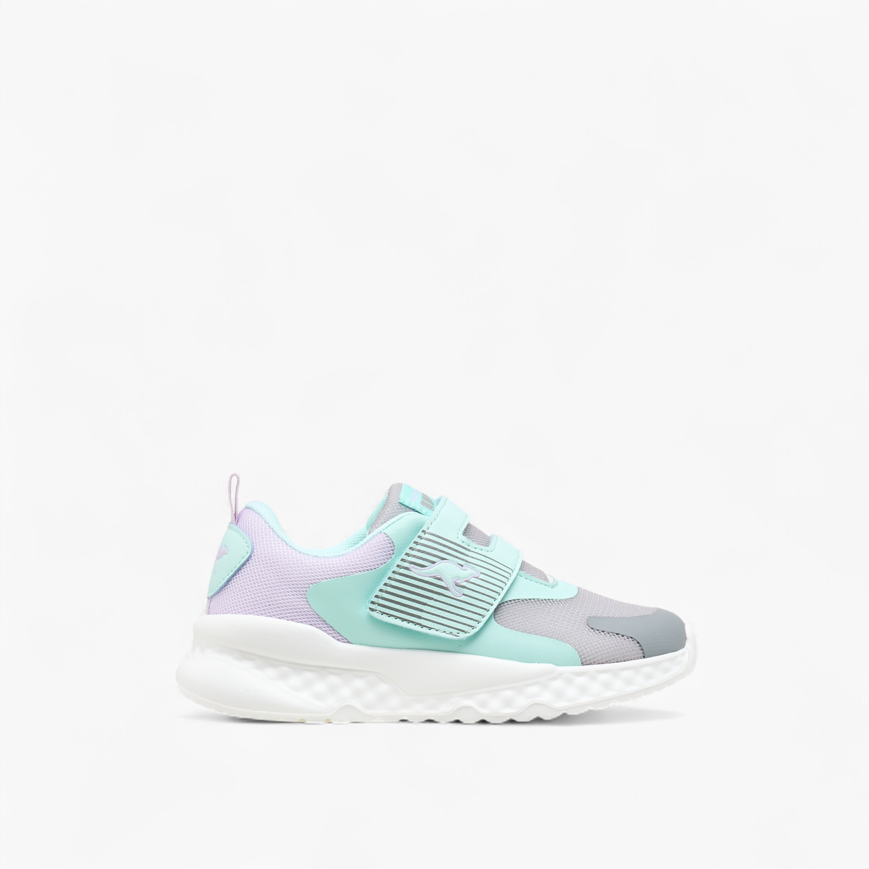 Kangaroos Girls Colourblock Hook & Loop Walking Shoes-girls-shoes-sports-image-3