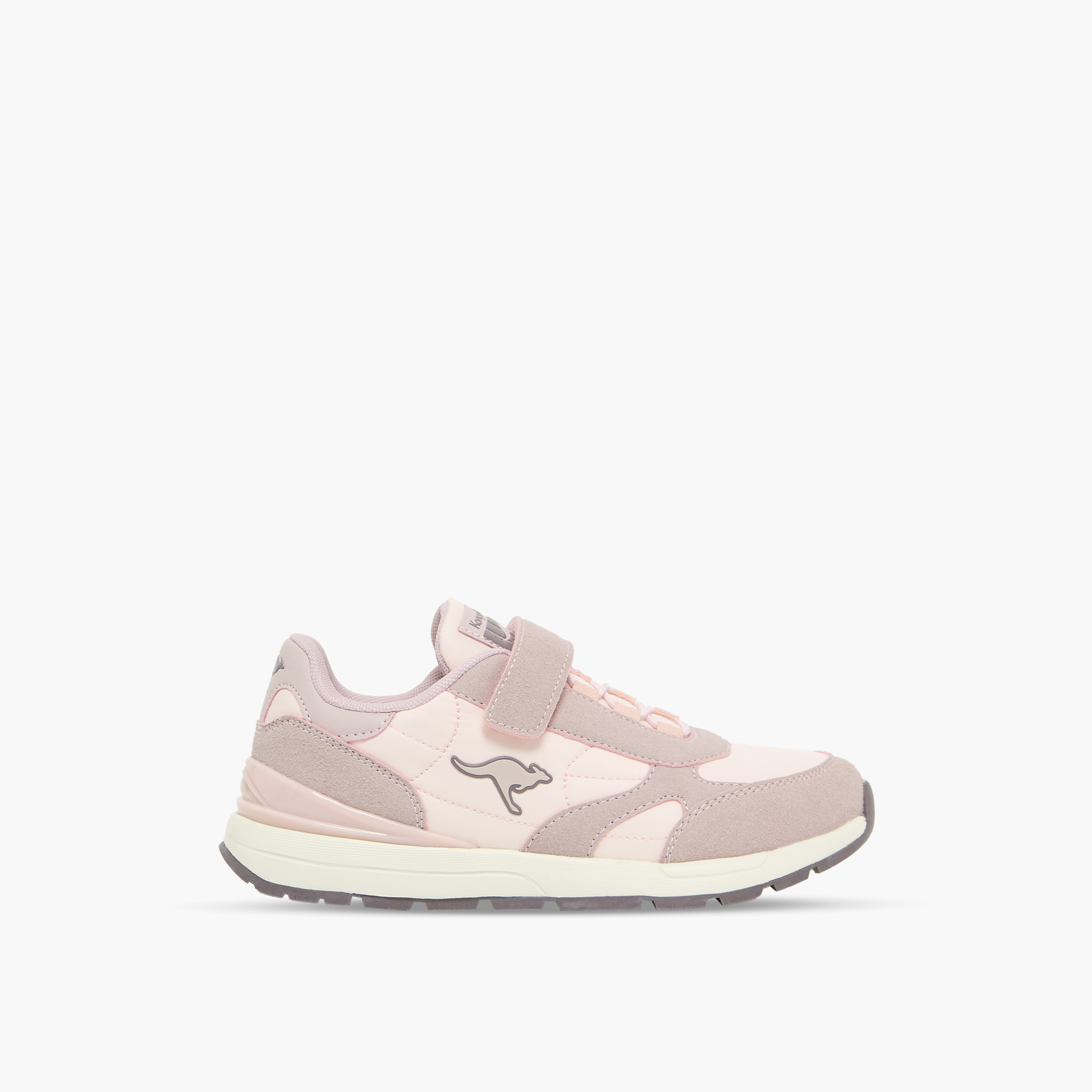 حذاء رياضي مخطط بشريط إغلاق لاصق للبنات من كانغاروز-girls-shoes-sneakers-image-3