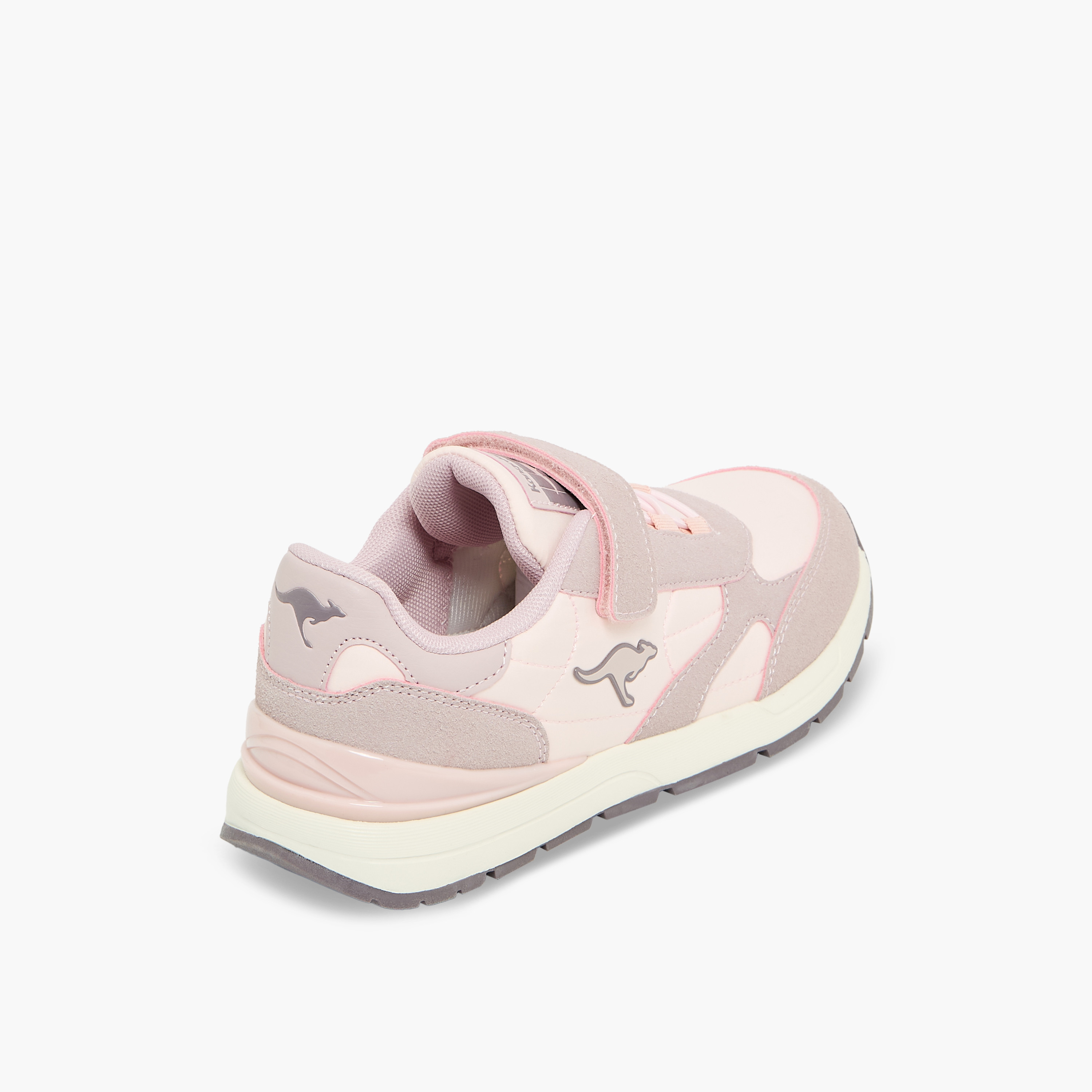 حذاء رياضي مخطط بشريط إغلاق لاصق للبنات من كانغاروز-girls-shoes-sneakers-image-6