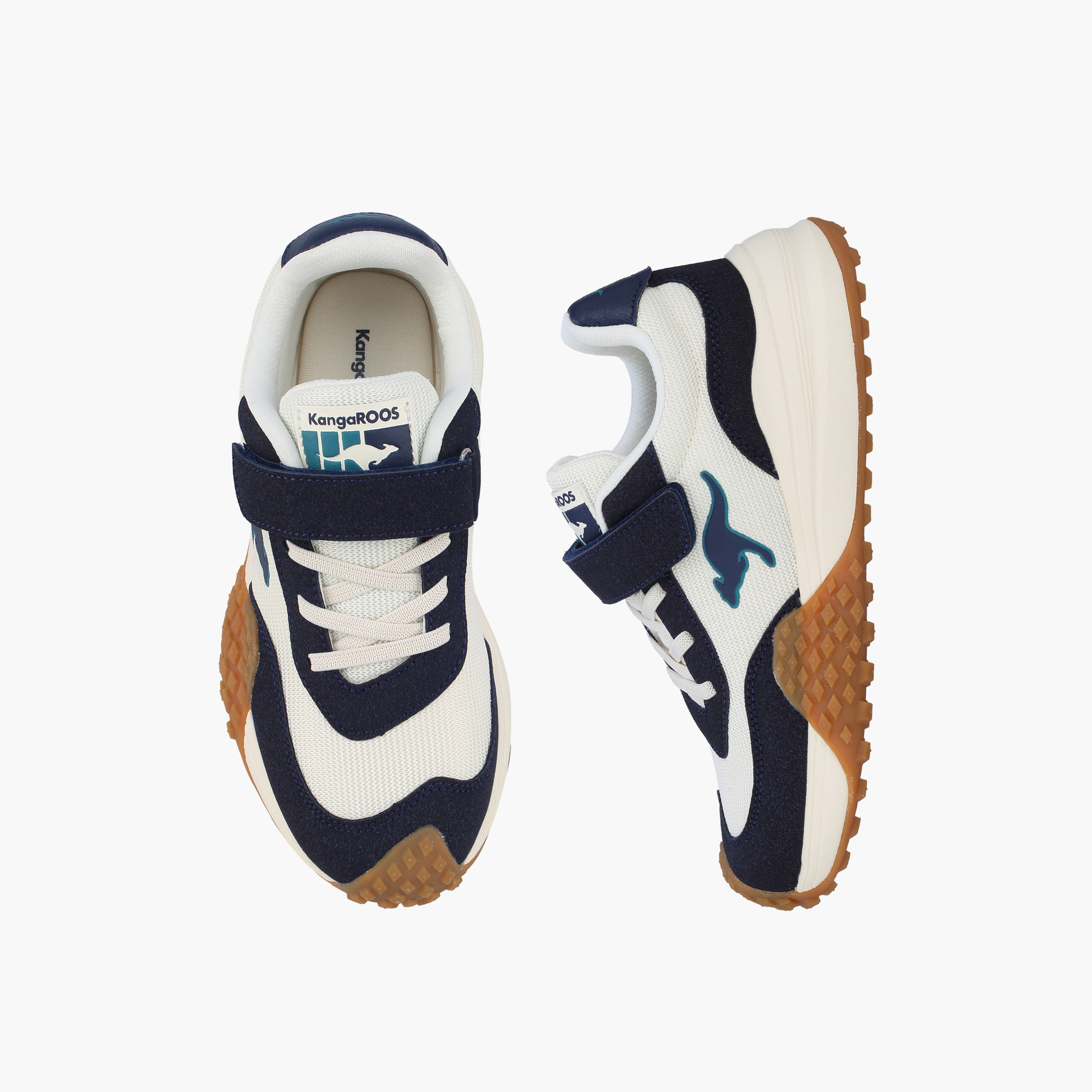 KangaROOS Kids Hook & Loop Sports Shoes-girls-shoes-sneakers-image-1