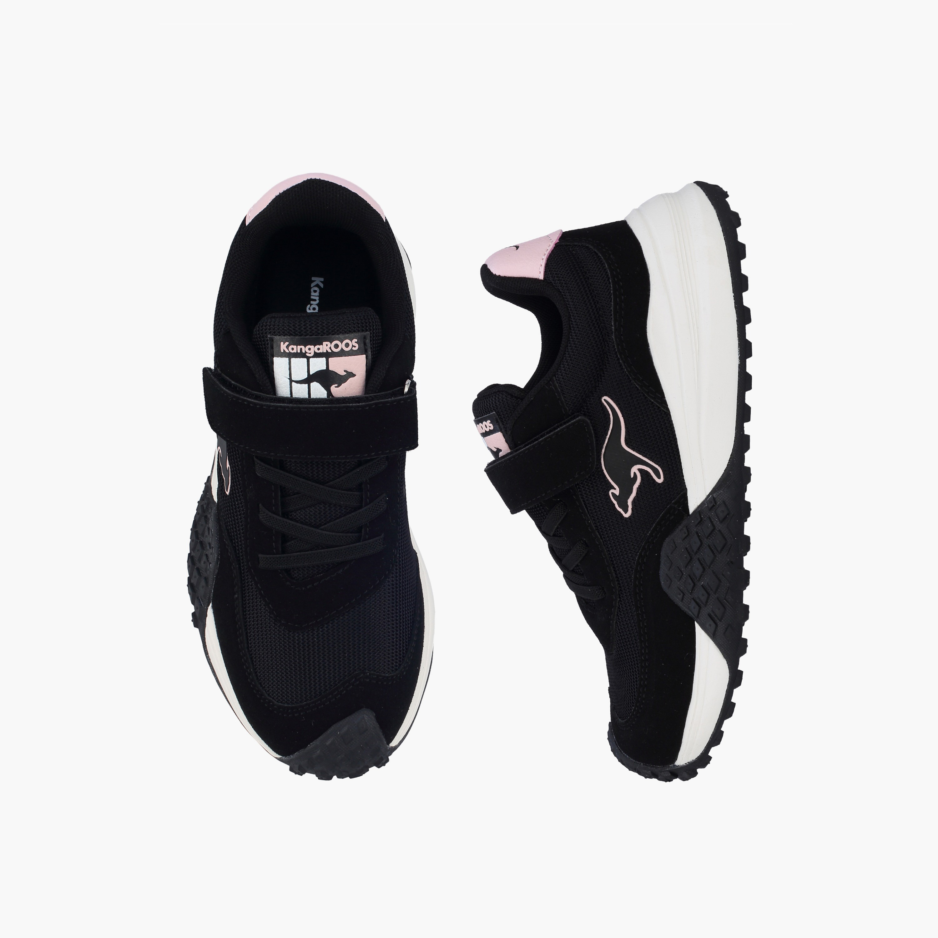 KangaROOS Girls Hook & Loop Sports Shoes-girls-shoes-sneakers-image-1