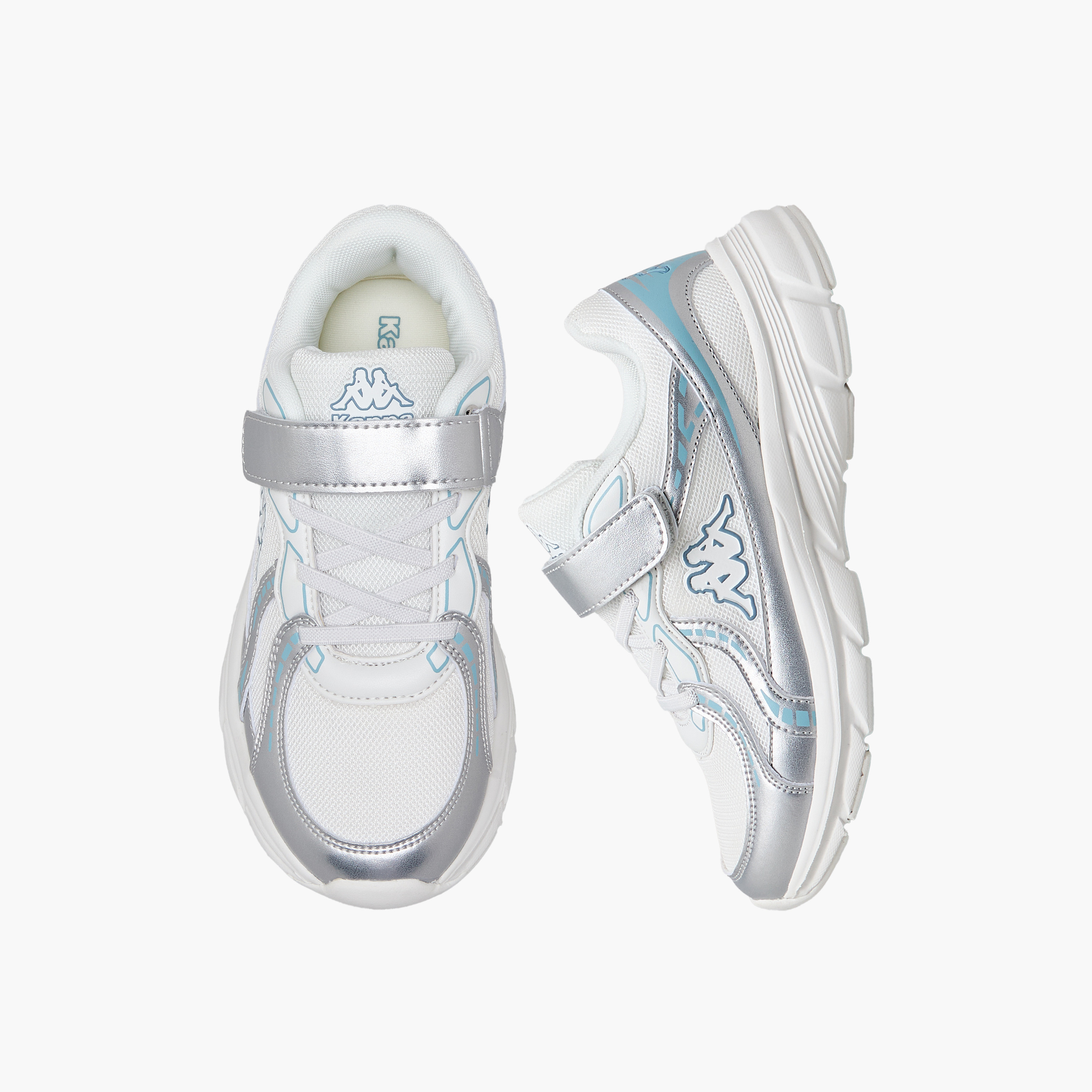 Kappa Girls Hook & Loop Sports Shoes-girls-shoes-sneakers-image-1