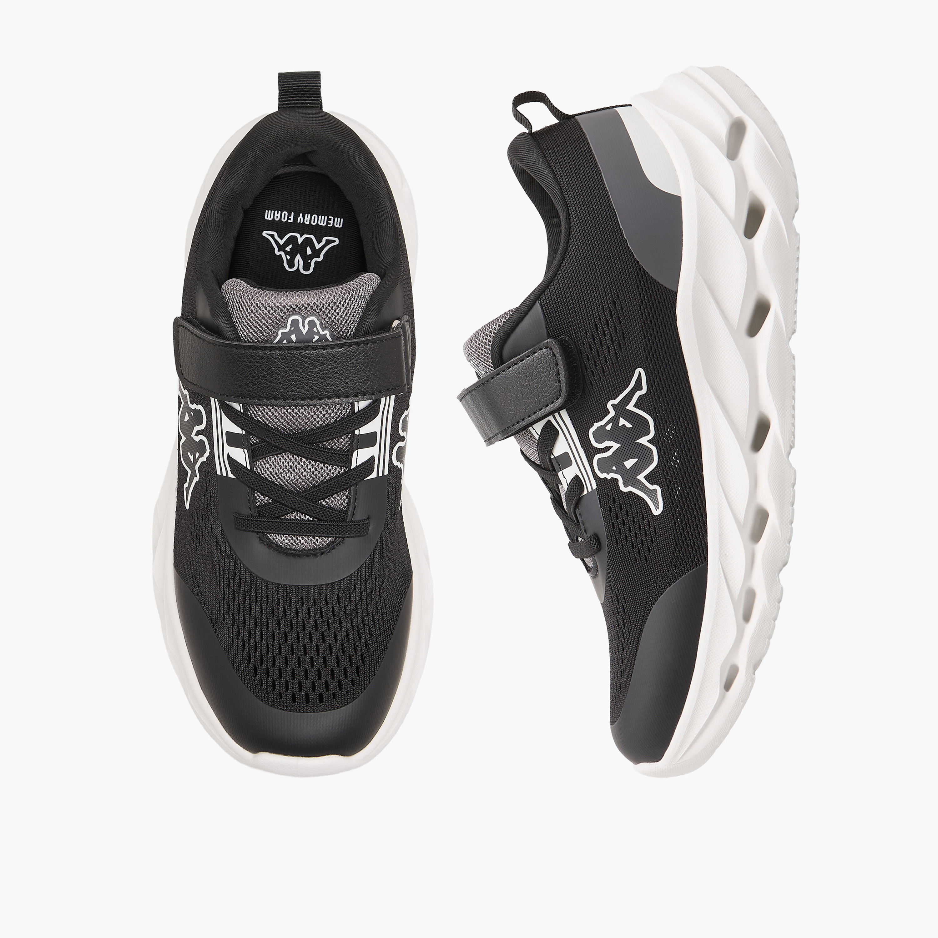 Kappa Boys KLOUDE Hook & Loop Sports Shoes-boys-shoes-sneakers-image-1