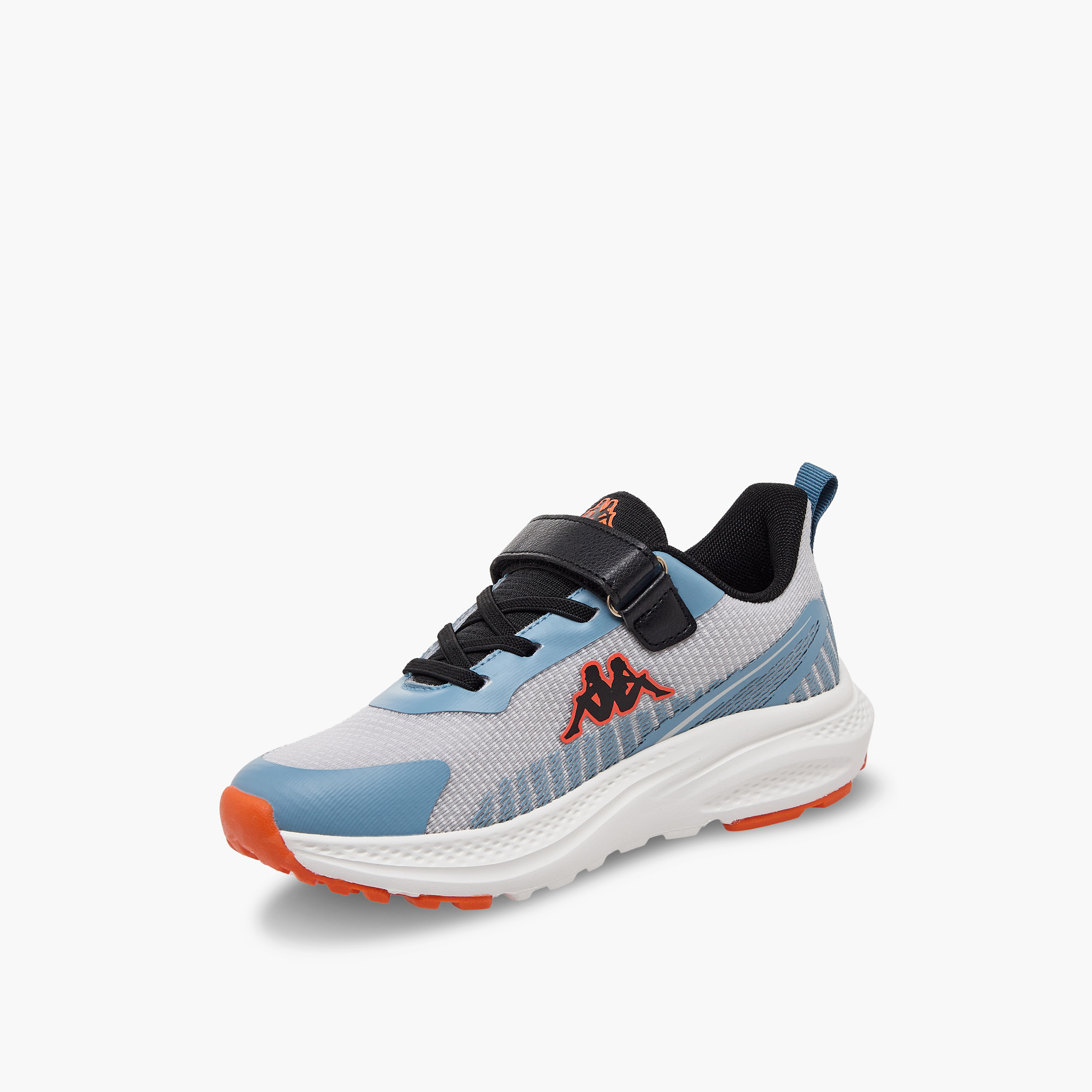 Kappa Panelled Sports Shoes with Hook and Loop Closure-boys-shoes-sneakers-image-4