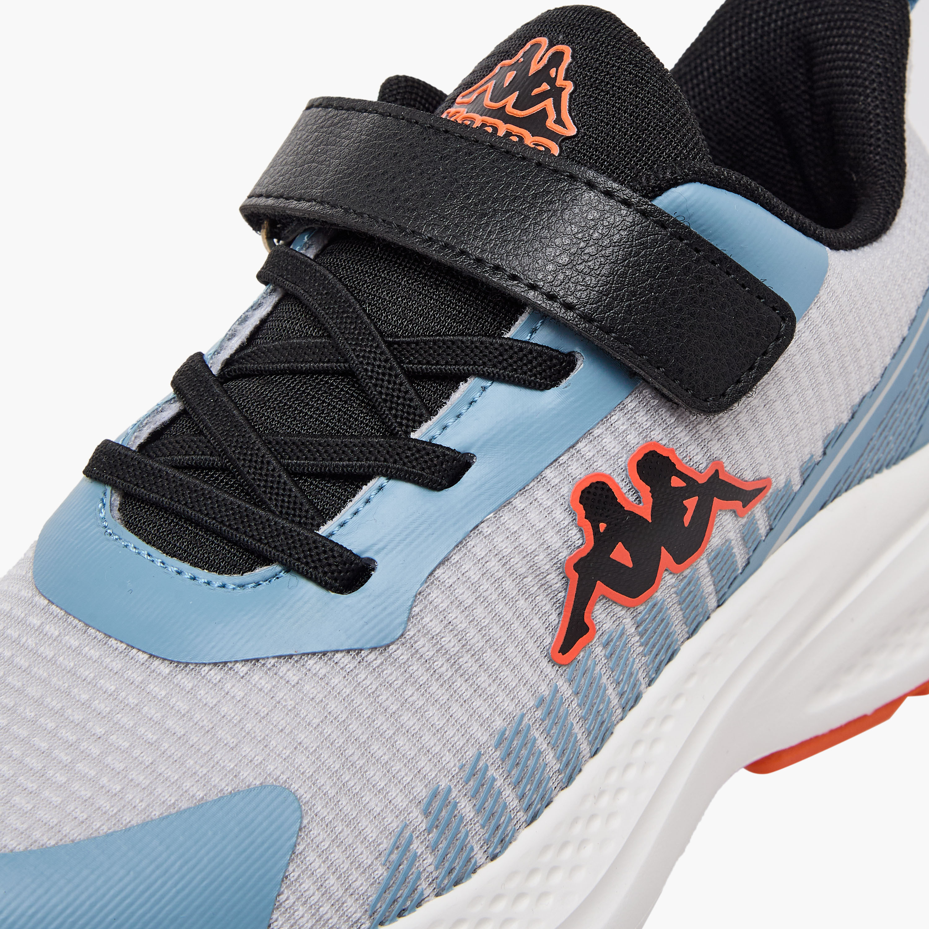 Kappa Panelled Sports Shoes with Hook and Loop Closure-boys-shoes-sneakers-image-7