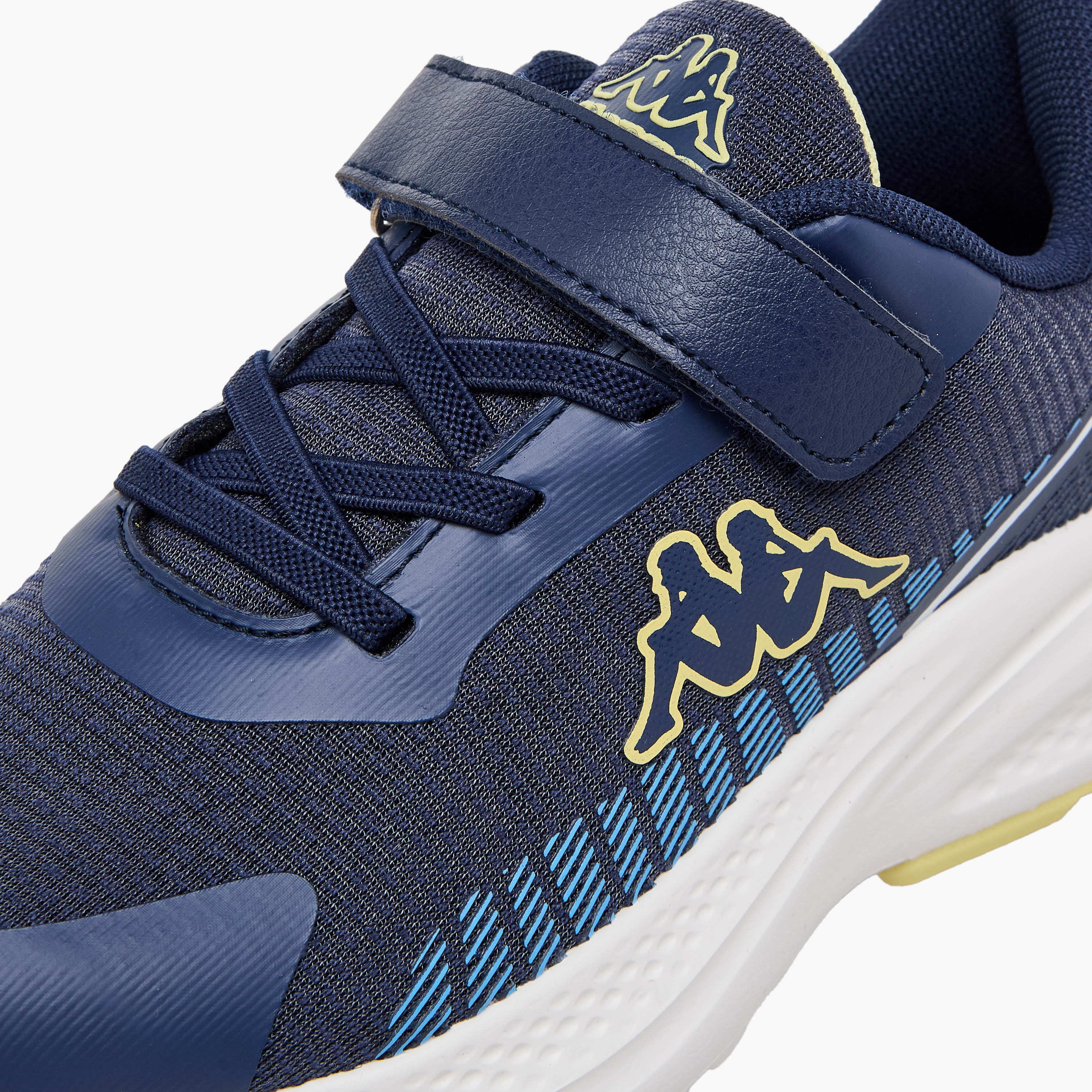 Kappa Panelled Sports Shoes with Hook and Loop Closure-boys-shoes-sneakers-image-7