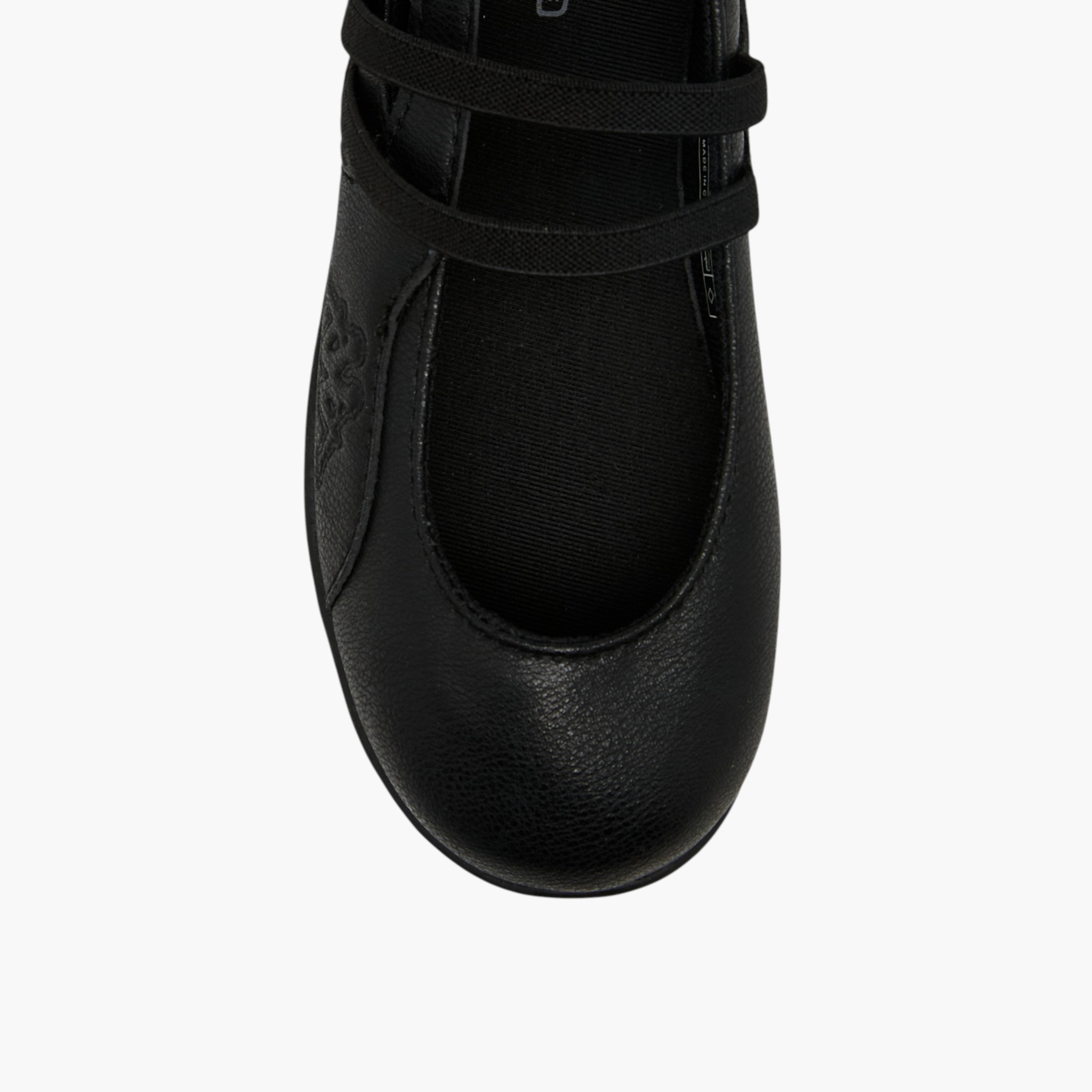Kappa Girls' Solid School Shoes with Elasticated Strap-girls-shoes-maryjanes-image-4