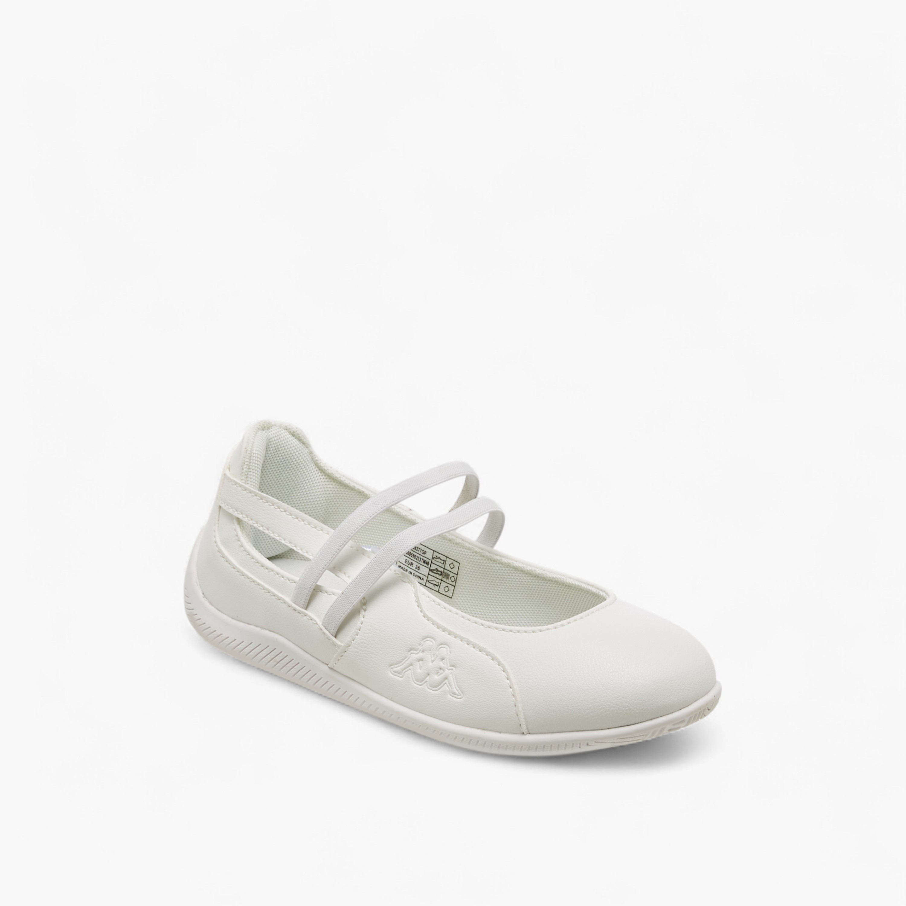 Kappa Women's Textured Mary Jane Shoes with Elasticated Straps-women-shoes-ballerinas-image-2