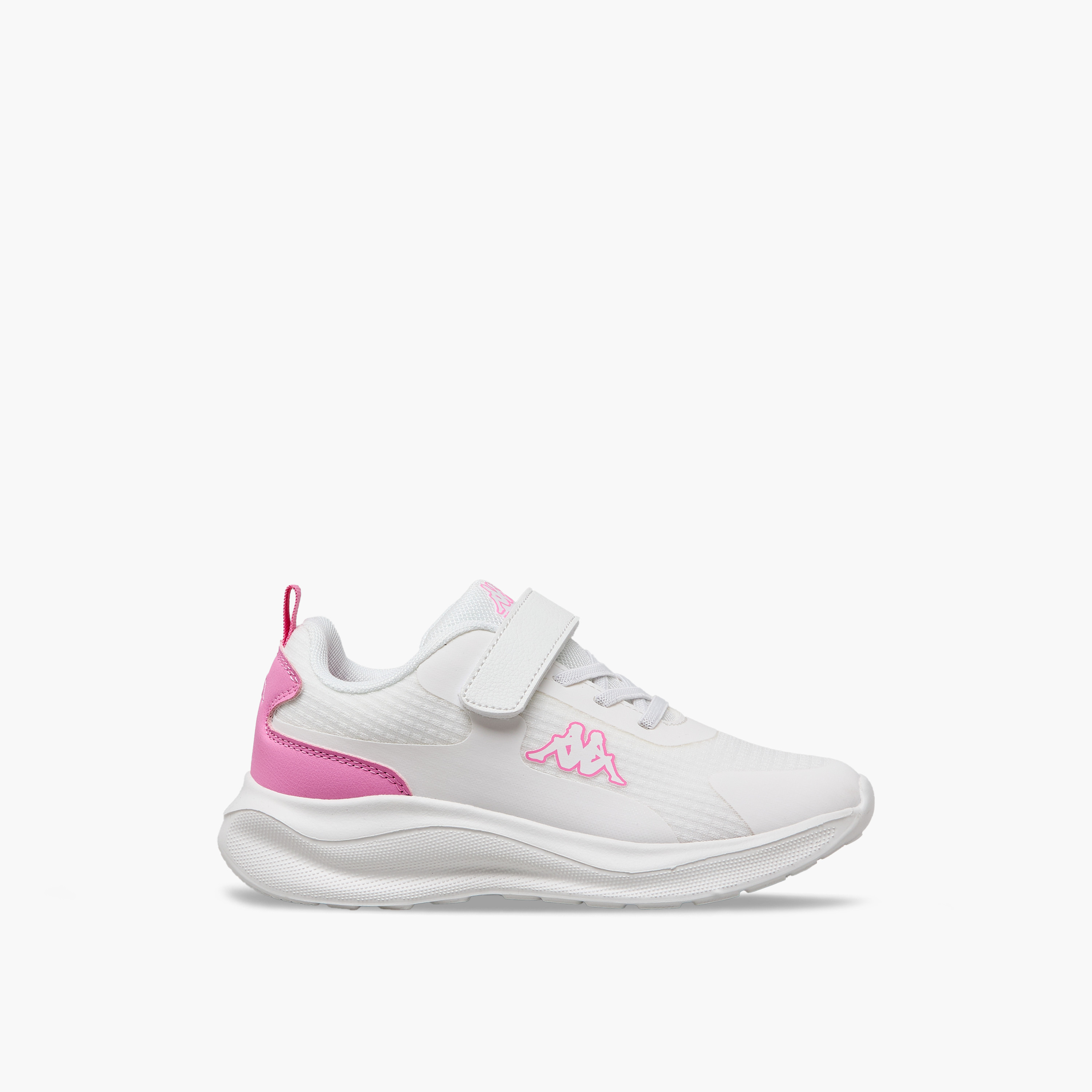 حذاء رياضي بشريط إغلاق لاصق وطبعات شعار للبنات من كابا-sports-girls-shoes-image-3