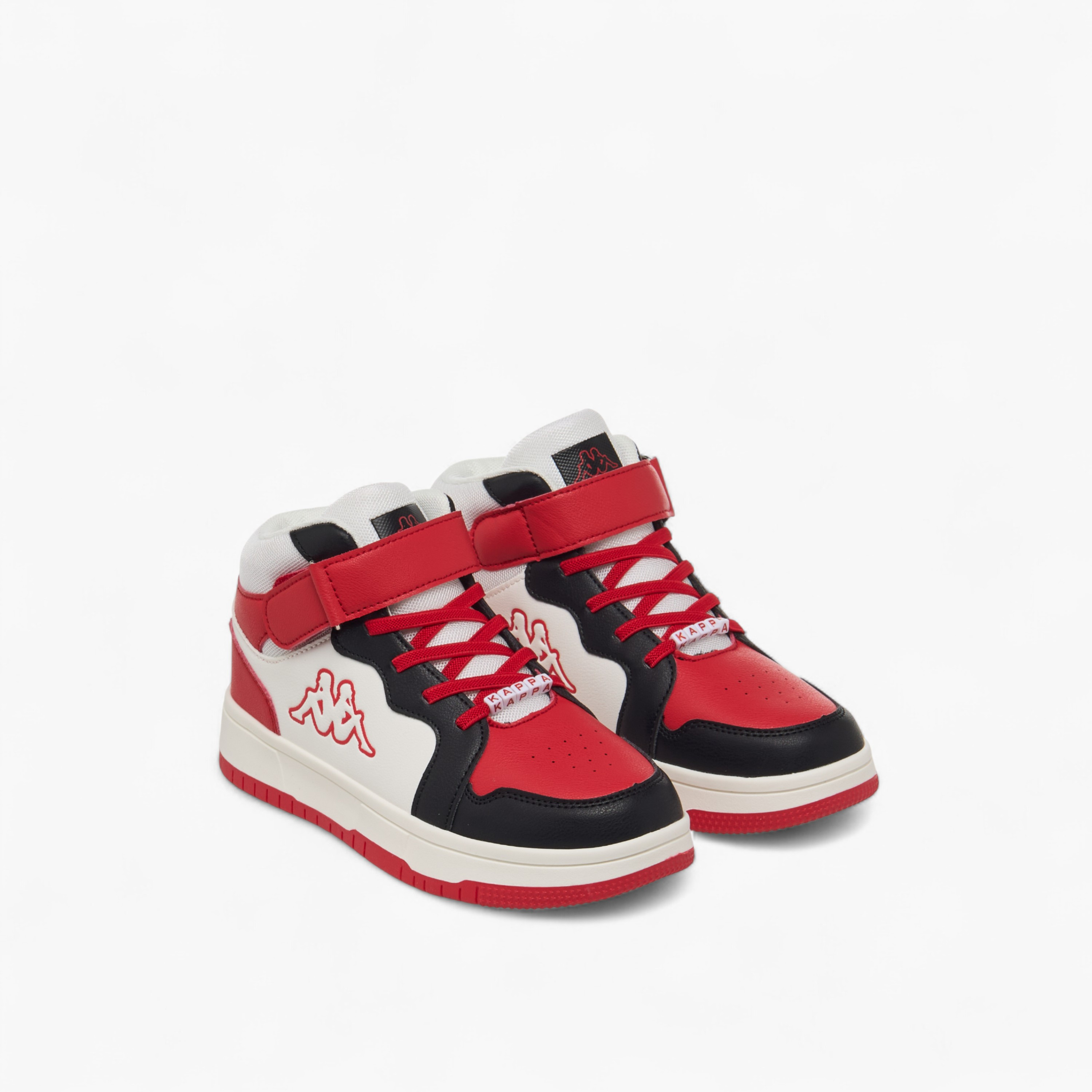 Kappa Boys Colourblock Hook and Loop High Top Sneakers-boys-shoes-sneakers-image-1