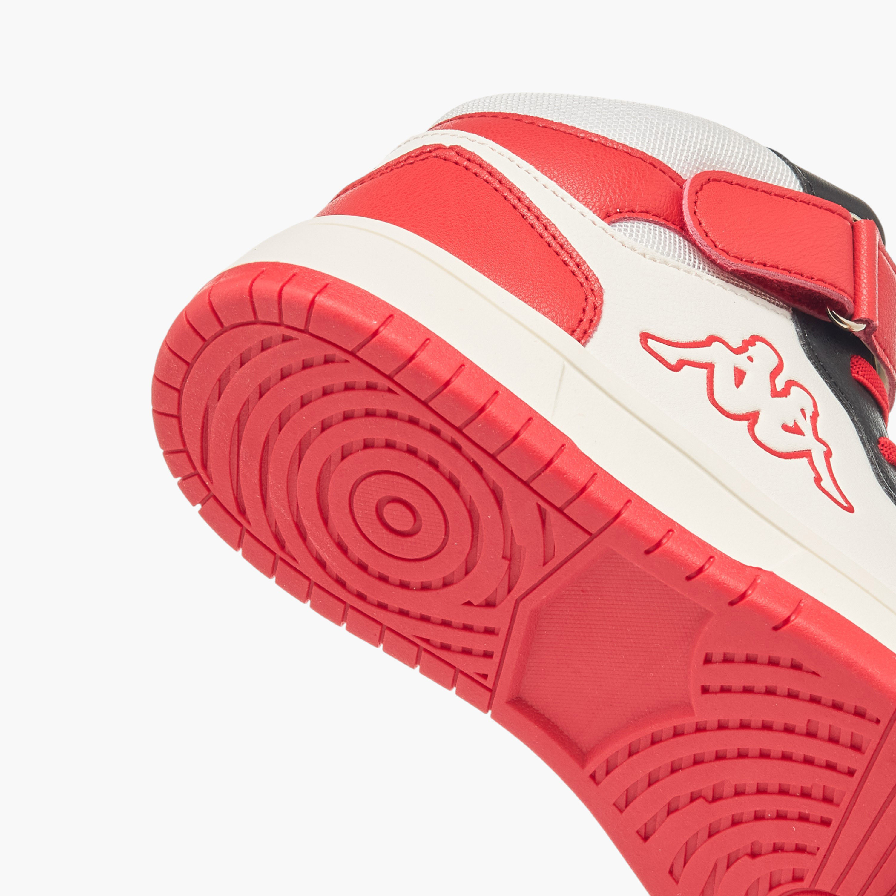 Kappa Boys Colourblock Hook and Loop High Top Sneakers-boys-shoes-sneakers-image-5