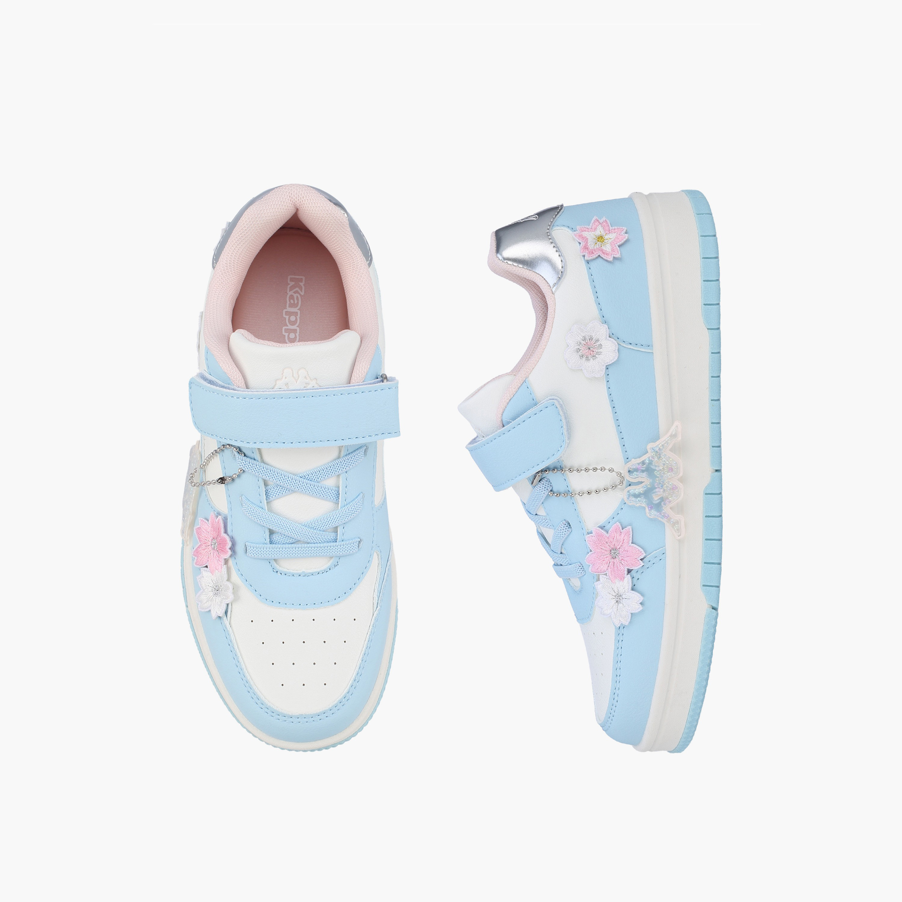 حذاء سنيكرز طول الكاحل بشريط إغلاق للبنات من كابا-girls-shoes-sneakers-image-1