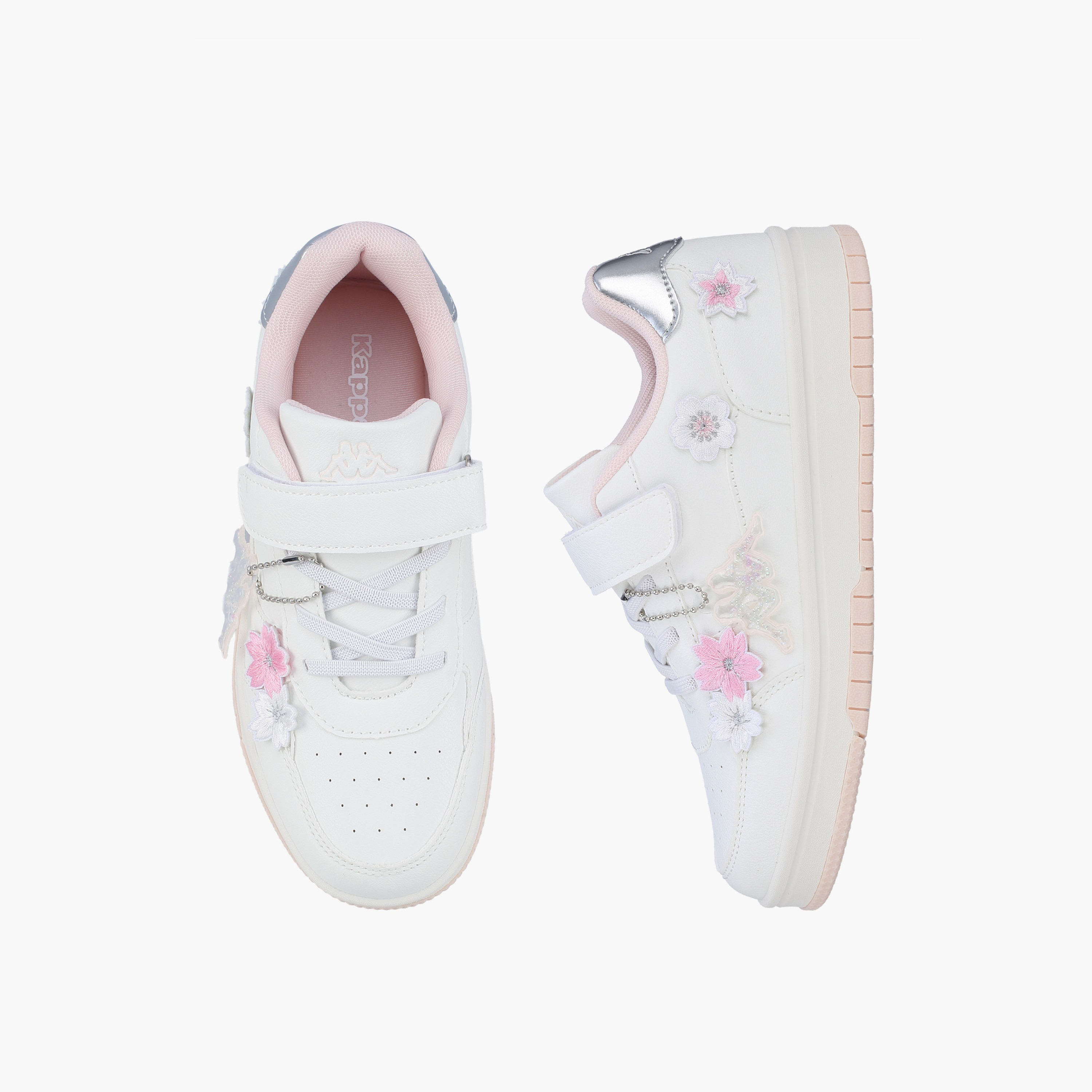 حذاء سنيكرز طول الكاحل بشريط إغلاق للبنات من كابا-girls-shoes-sneakers-image-1