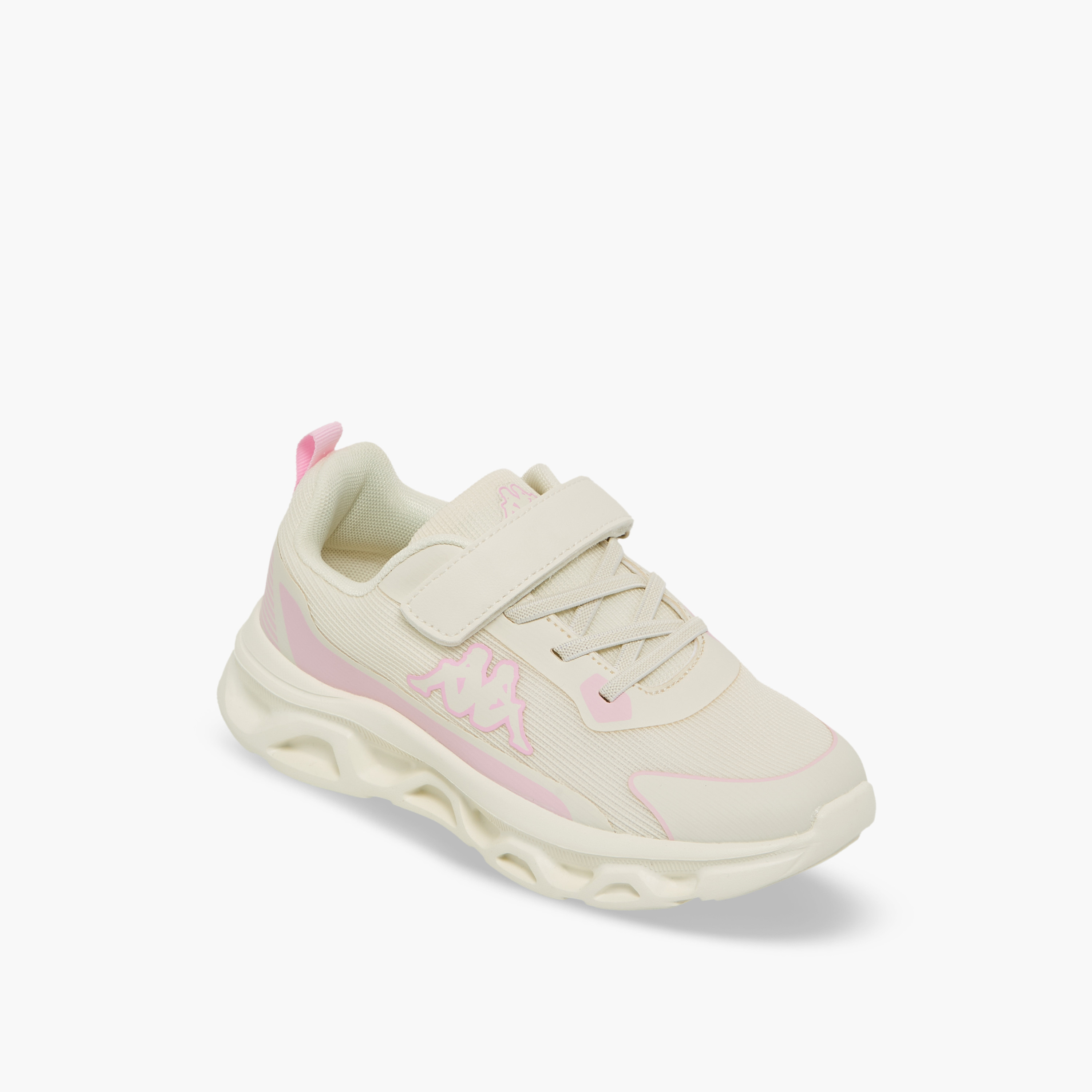 حذاء رياضي مخطط بشريط إغلاق لاصق للبنات من كابا-girls-shoes-sneakers-image-2