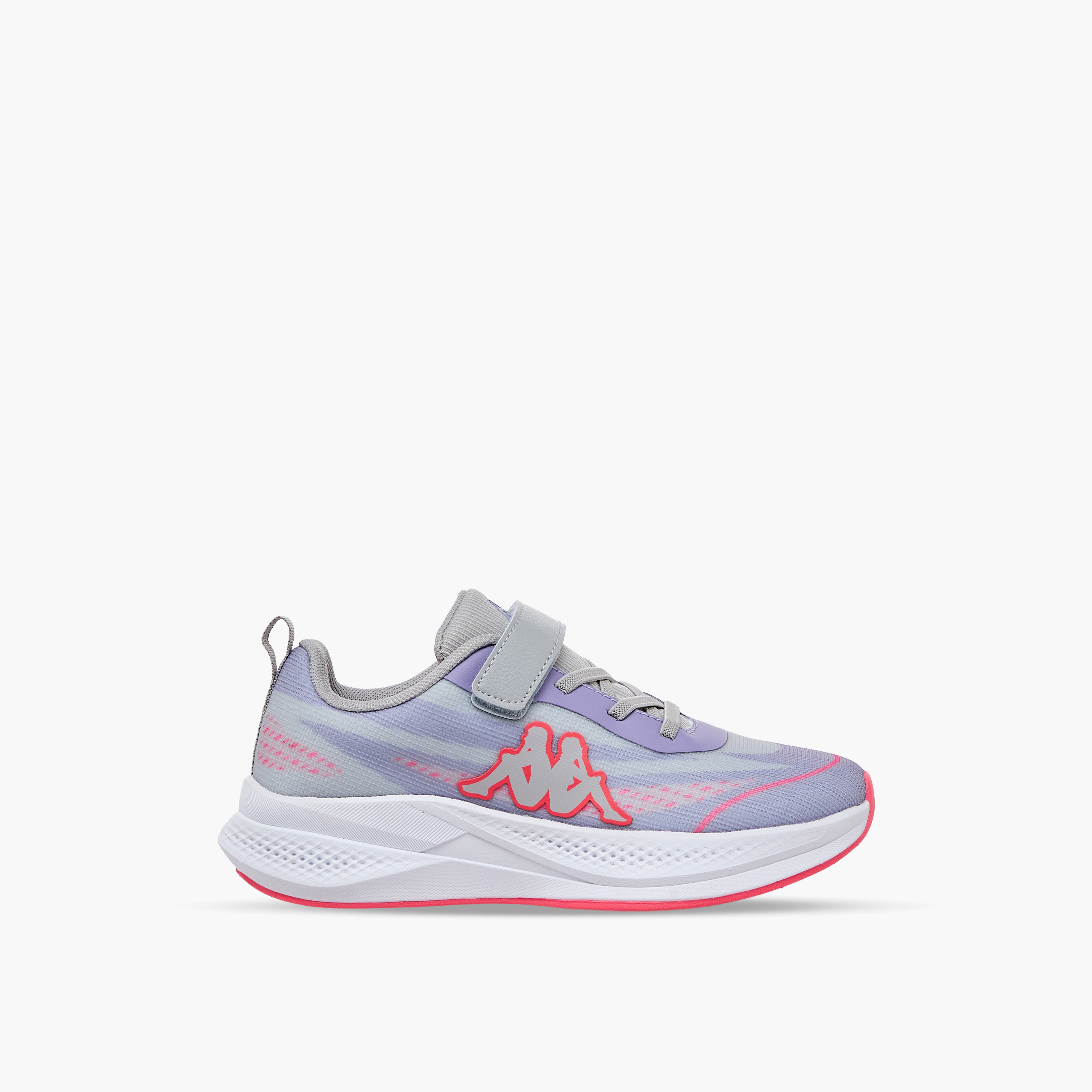 حذاء رياضي بشريط إغلاق لاصق وطبعات الشعار للبنات من كابا-girls-shoes-sneakers-image-3