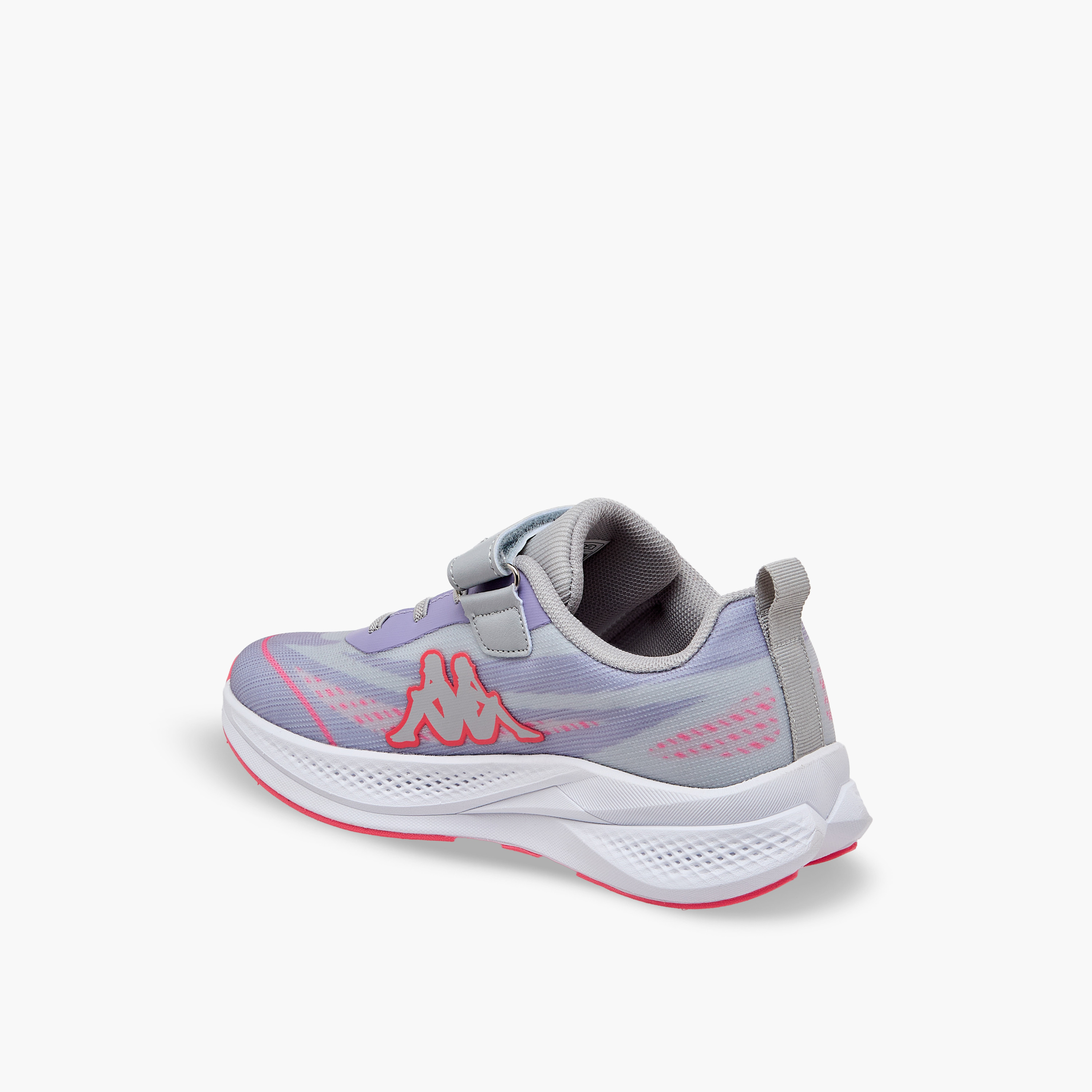 حذاء رياضي بشريط إغلاق لاصق وطبعات الشعار للبنات من كابا-girls-shoes-sneakers-image-5