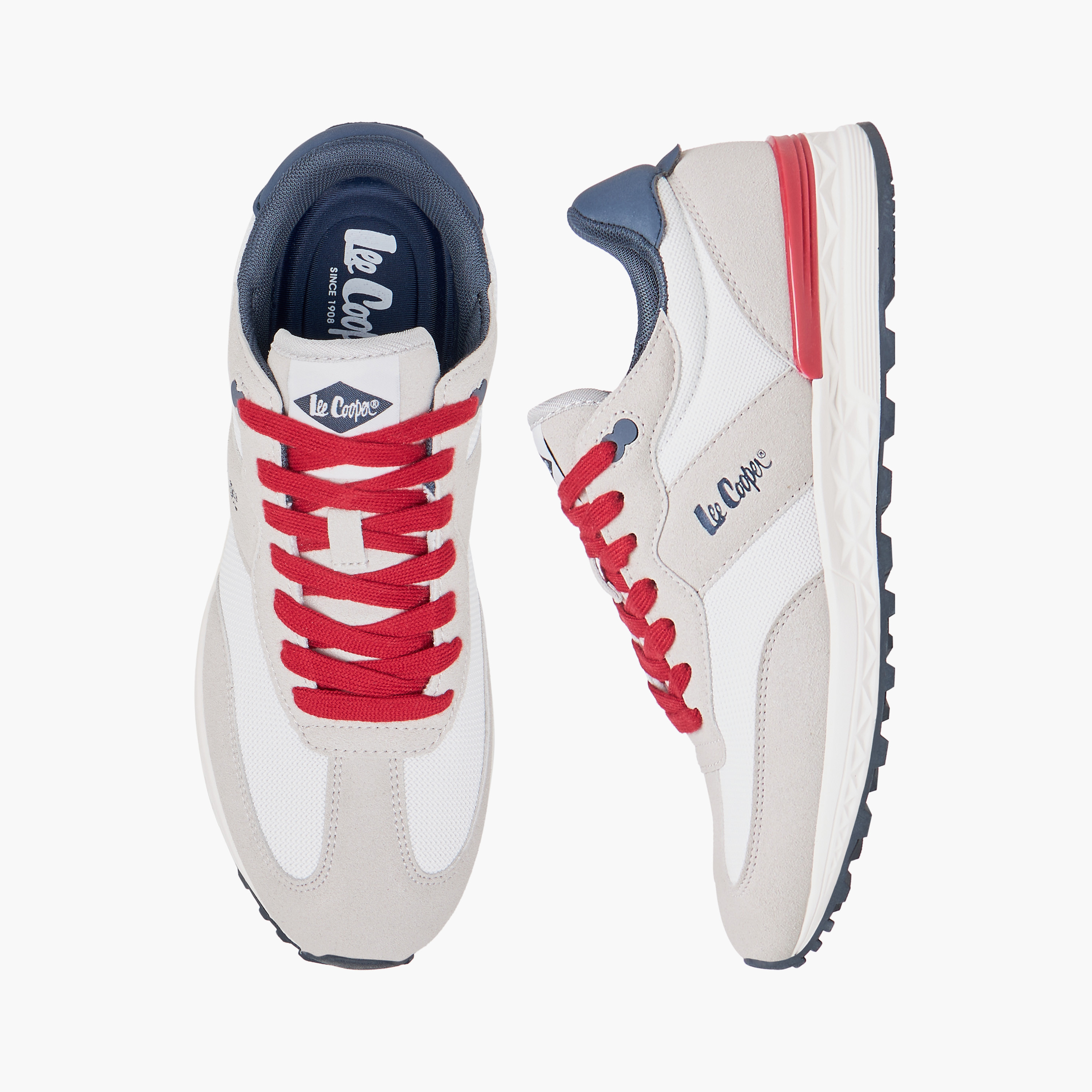حذاء سنيكرز برباط إغلاق وبتفاصيل شعار للنساء من لي كوبر-women-shoes-sneakers-image-1