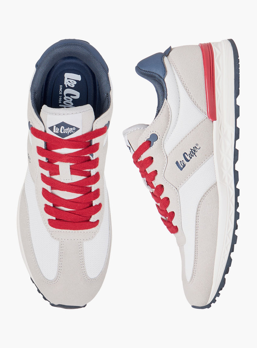 حذاء سنيكرز برباط إغلاق وبتفاصيل شعار للنساء من لي كوبر-women-shoes-sneakers-image-1