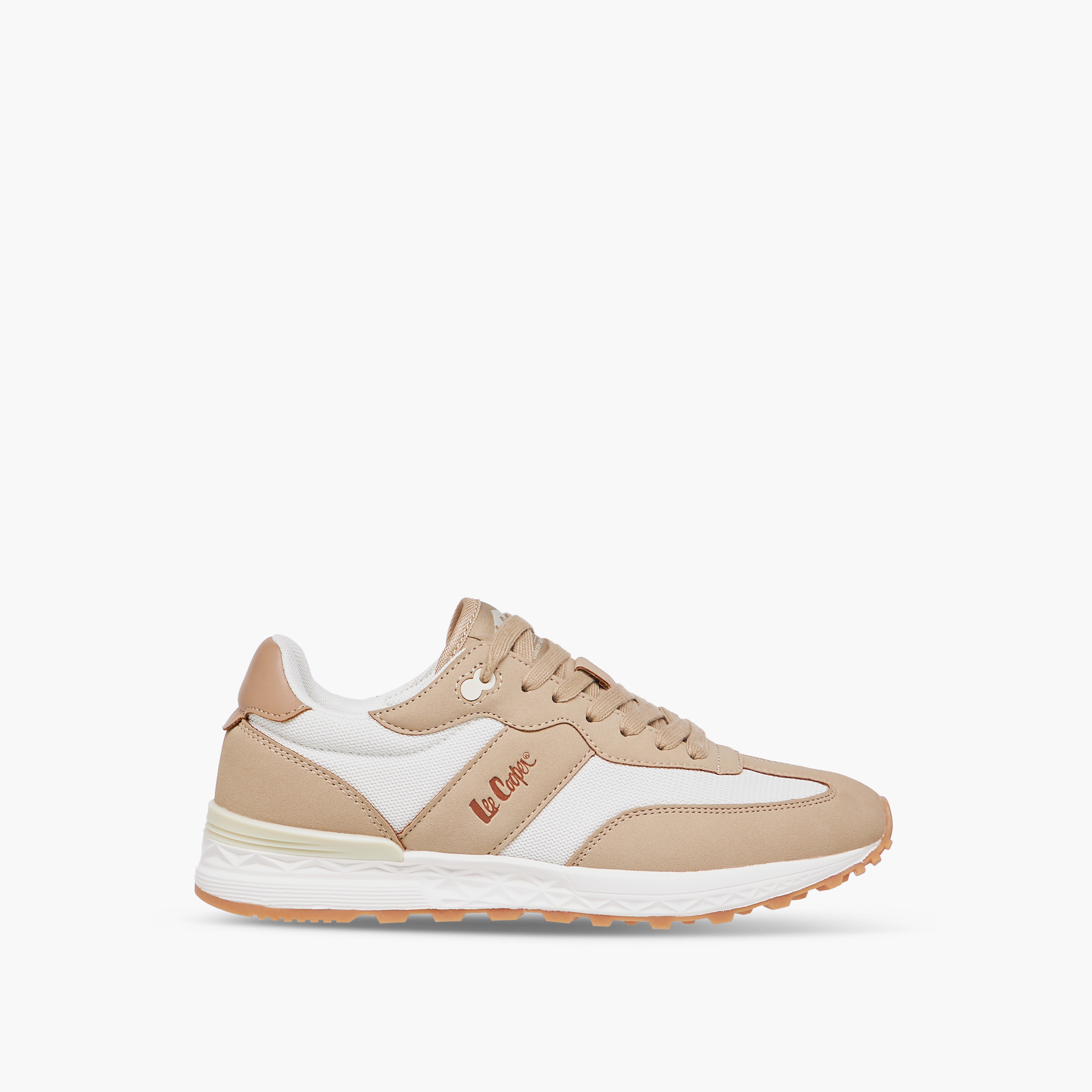 Lee Cooper Women's Panelled Sneakers with Lace-Up Closure-women-shoes-sneakers-image-4