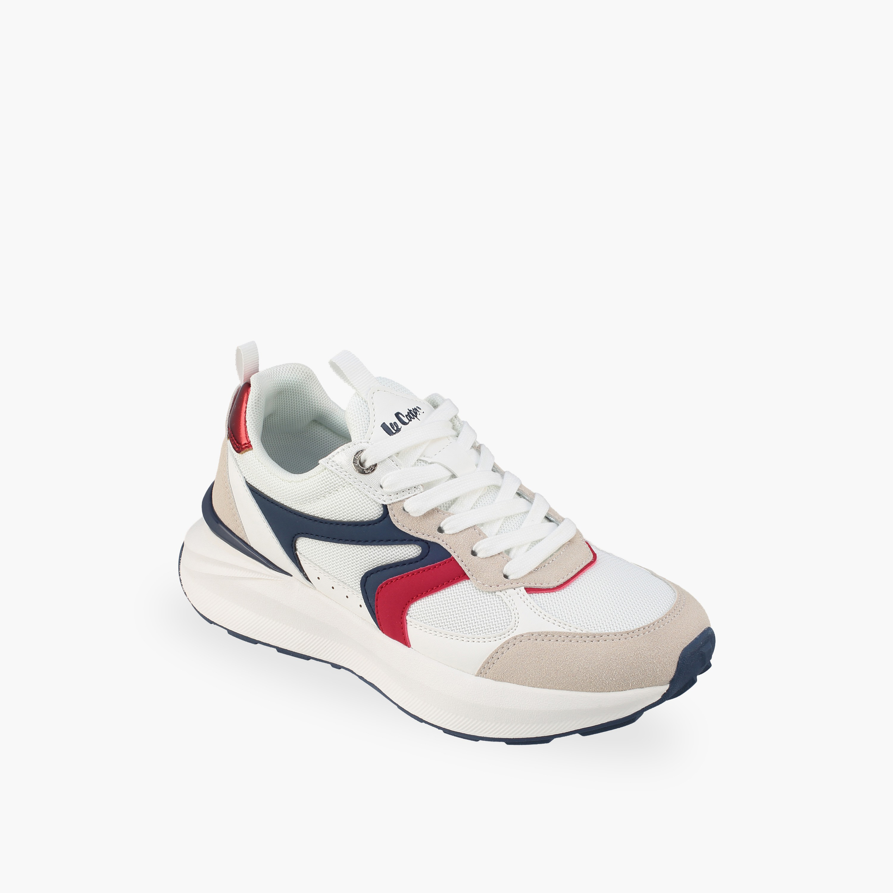 Lee Cooper Women Colourblock Lace-Up Sneakers-women-shoes-sneakers-image-2