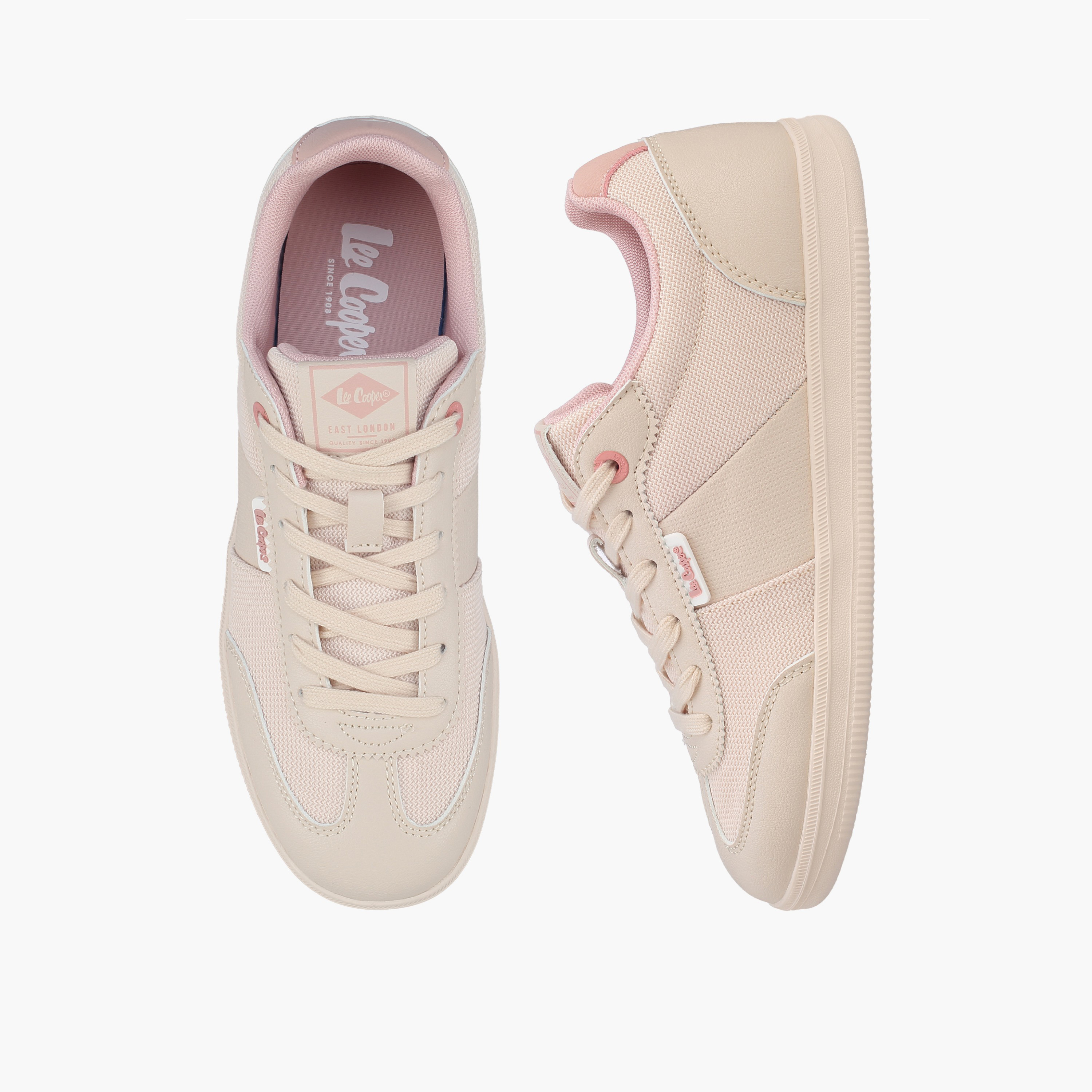 Lee Cooper Women Panelled Lace-Up Sneakers-women-shoes-sneakers-image-1