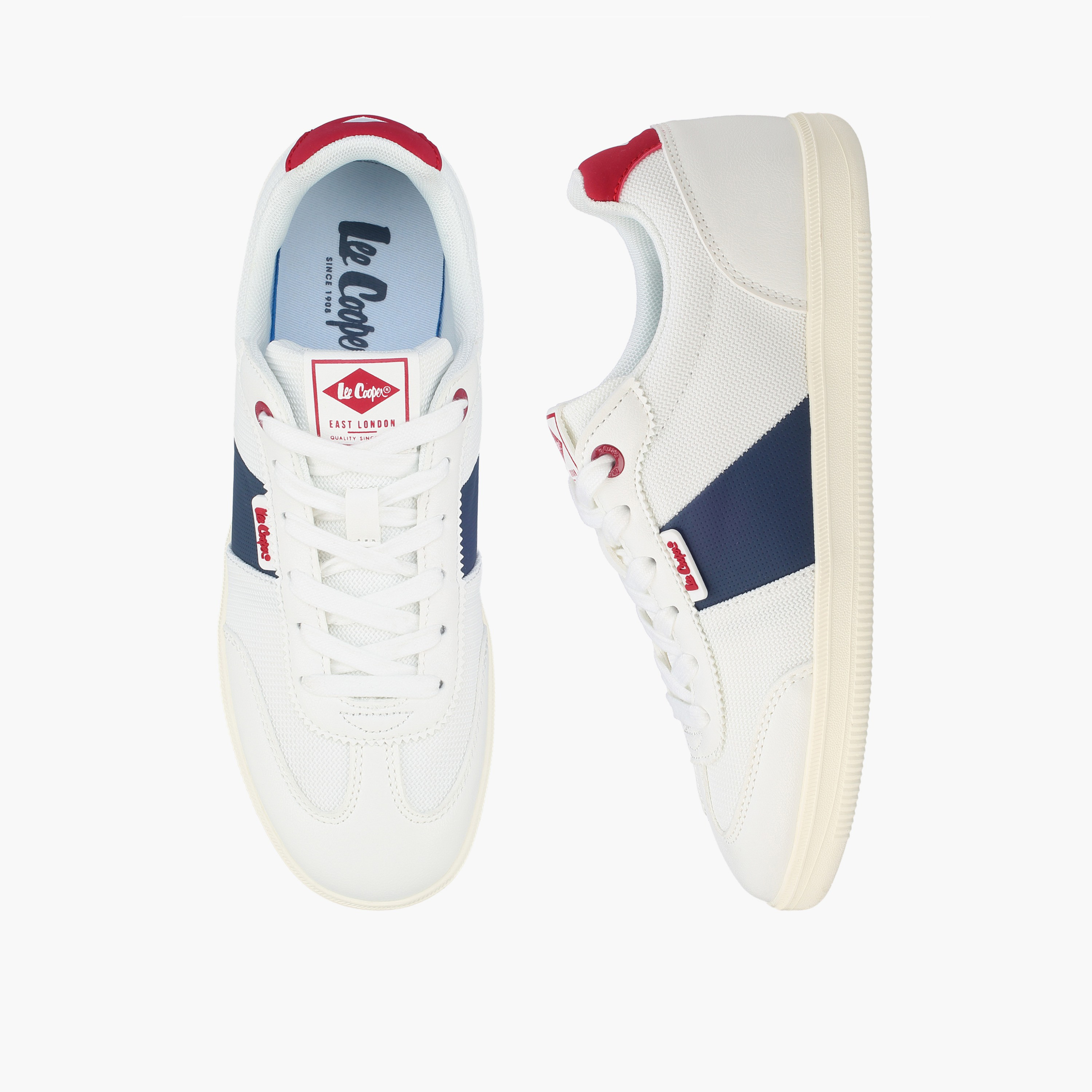 Lee Cooper Women Panelled Lace-Up Sneakers-women-shoes-sneakers-image-1