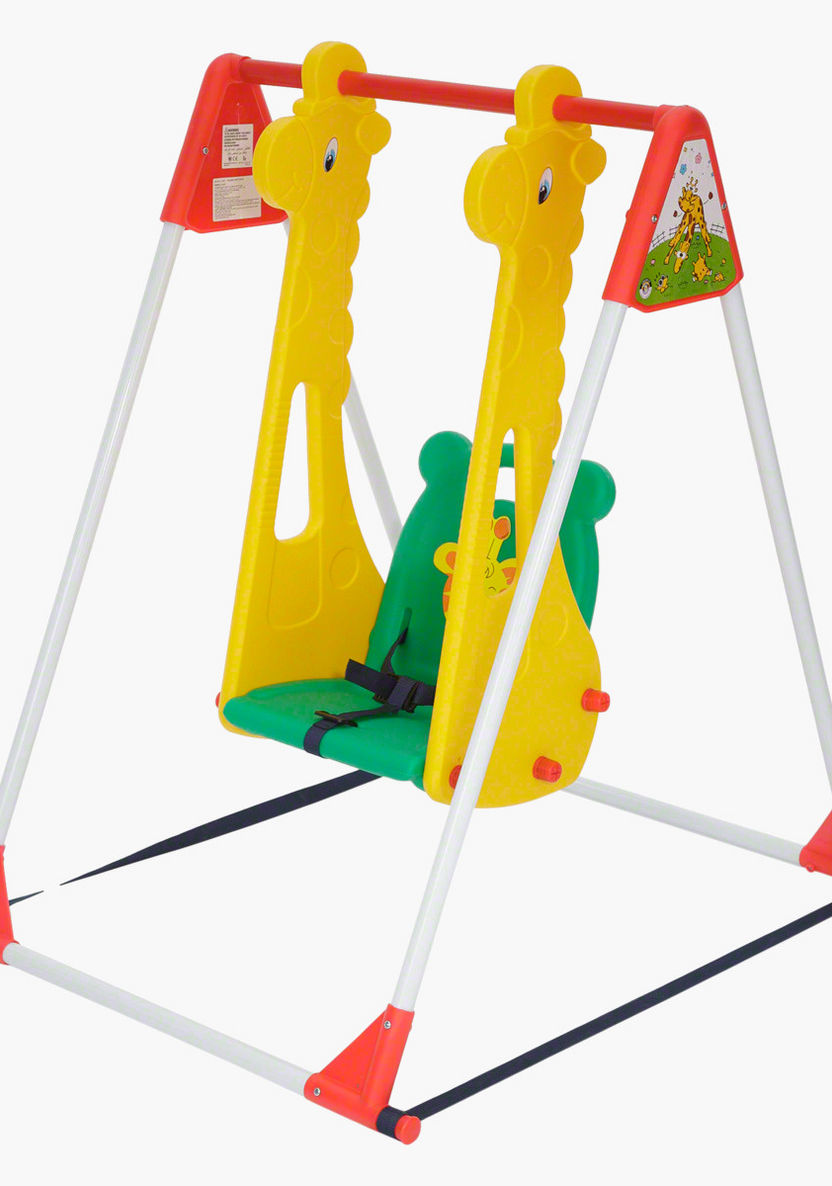 Giggles Swing with Safety Belt and Stand-Outdoor Activity-image-2