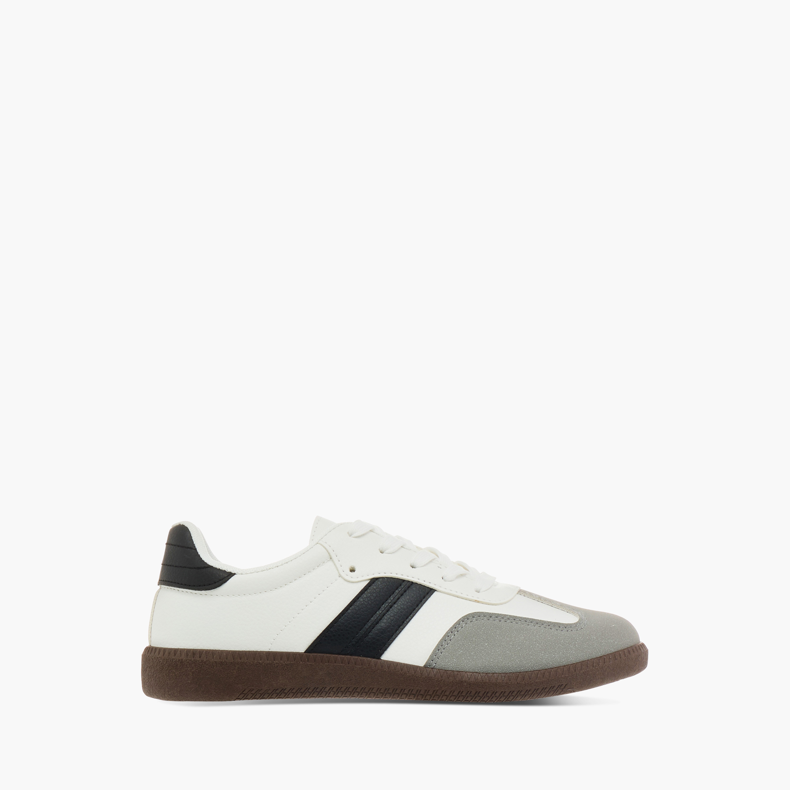 Dash Panelled Low Ankle Sneakers with Lace-Up Closure-women-shoes-sneakers-image-3