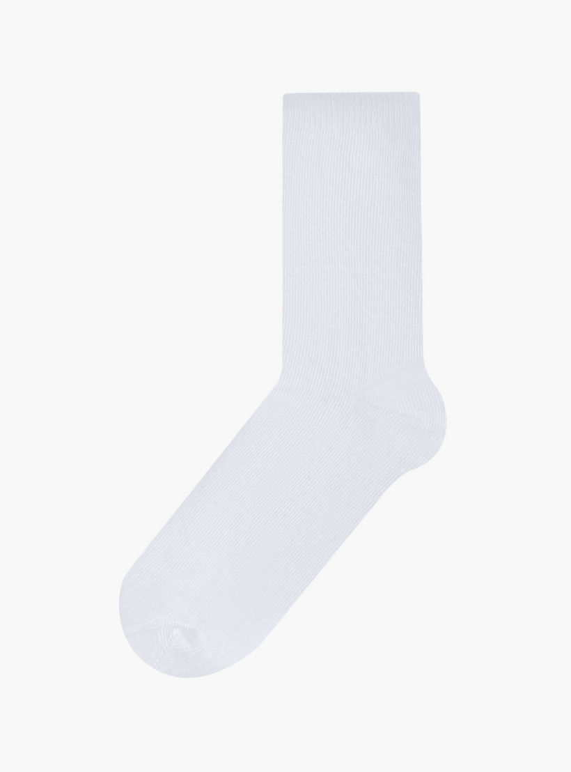 جوارب سادة بطول ربلة الساق من جونيورز - طقم 5 أزواج-girls-accessories-socks-image-2