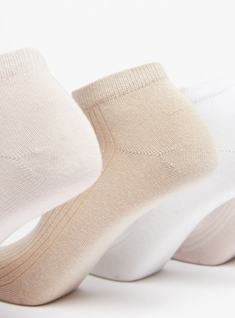 طقم جوارب 5 أزواج بارزة الملمس بِطول الكاحل من سيليست-women-socksandstockings-image-2