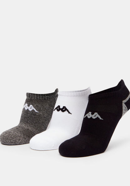 Kappa Printed Ankle Length Sports Socks - Set of 3