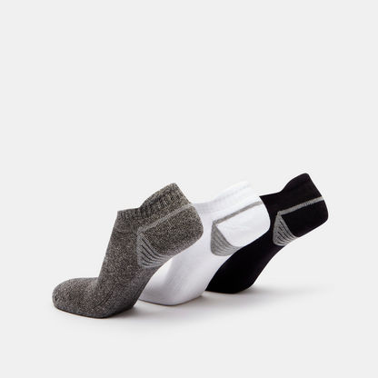 Kappa Printed Ankle Length Sports Socks - Set of 3