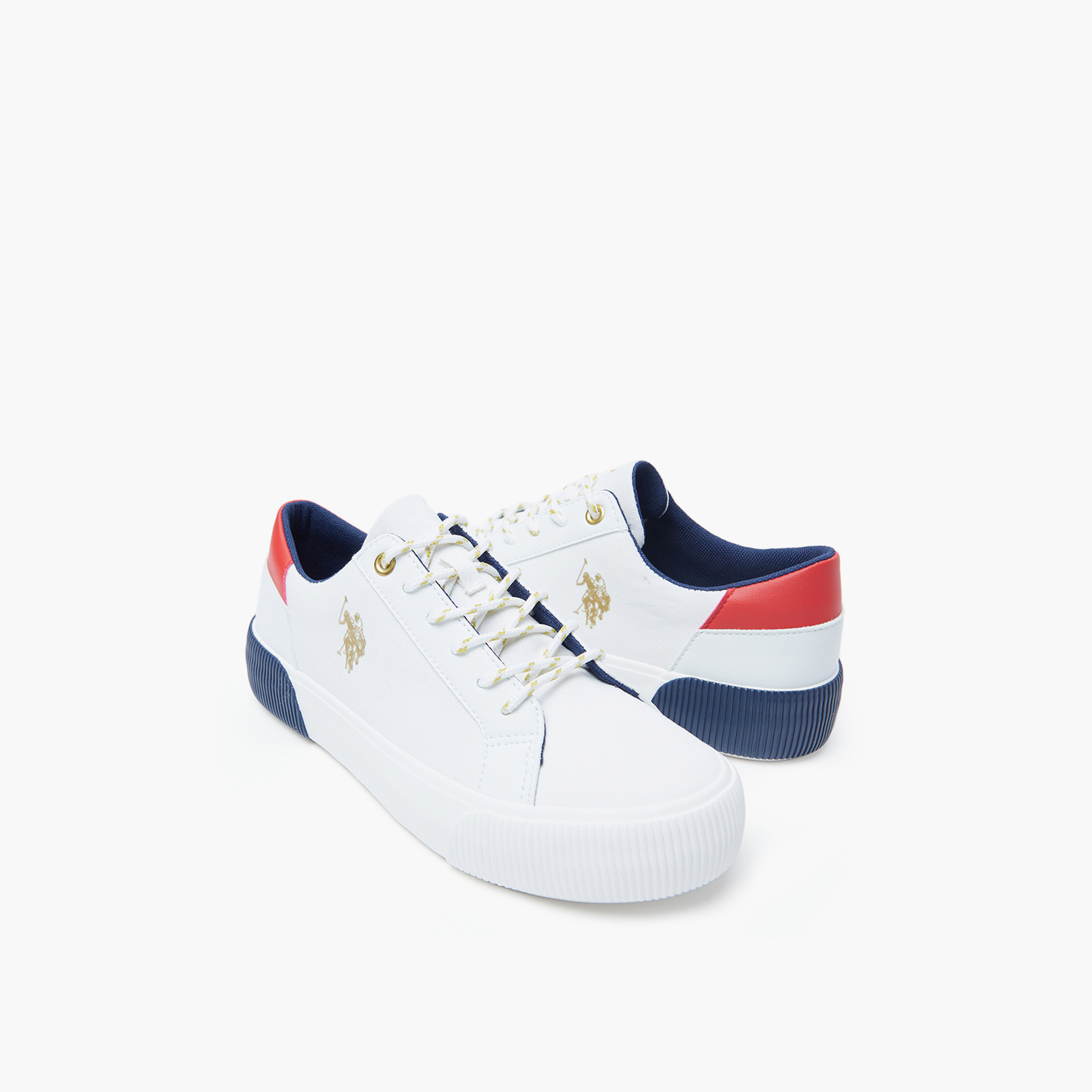 يو اس بولو اسن- حذاء رياضي برباط كاحل منخفض للنساء | CLINT-GLB-5FX-women-shoes-sneakers-image-2