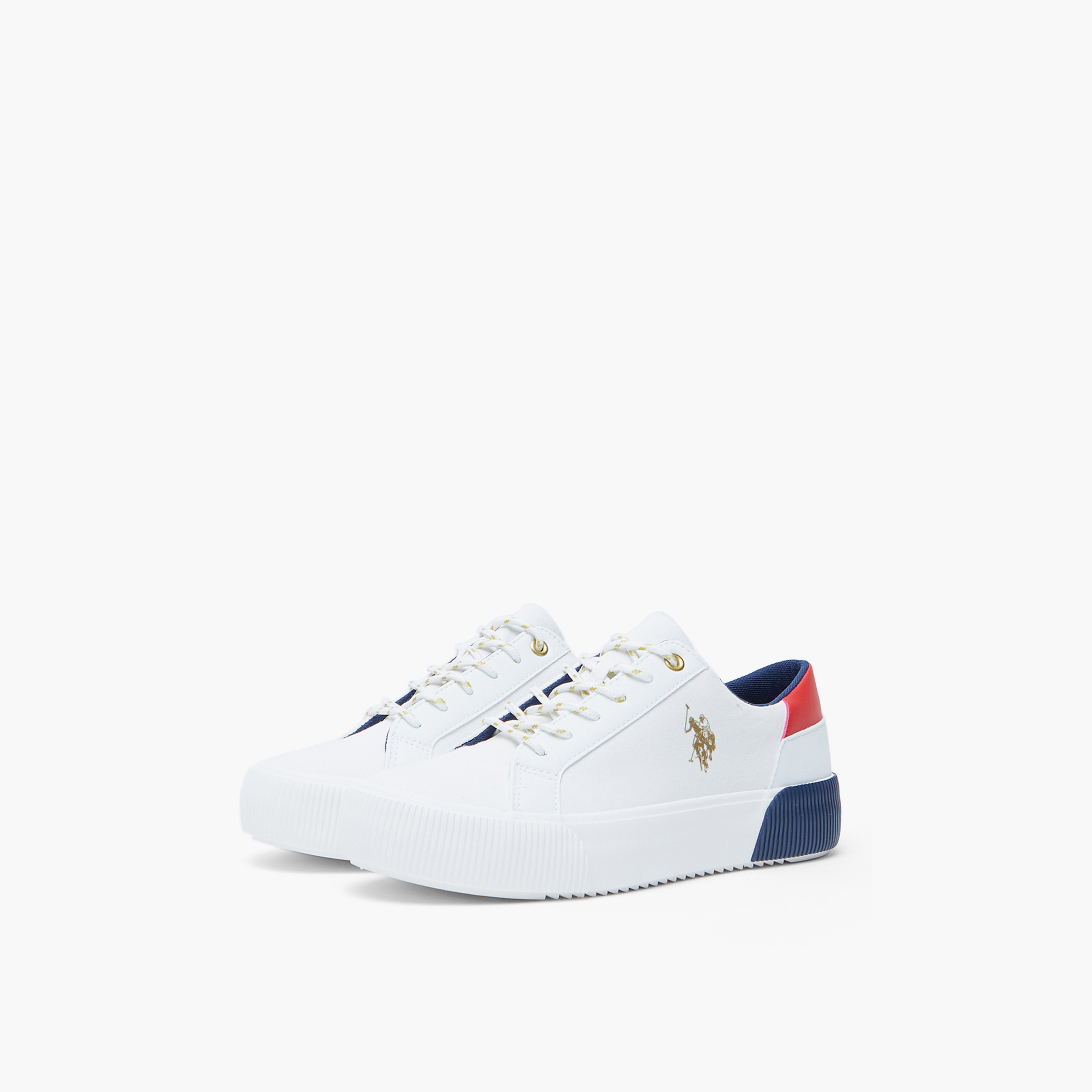 يو اس بولو اسن- حذاء رياضي برباط كاحل منخفض للنساء | CLINT-GLB-5FX-women-shoes-sneakers-image-3