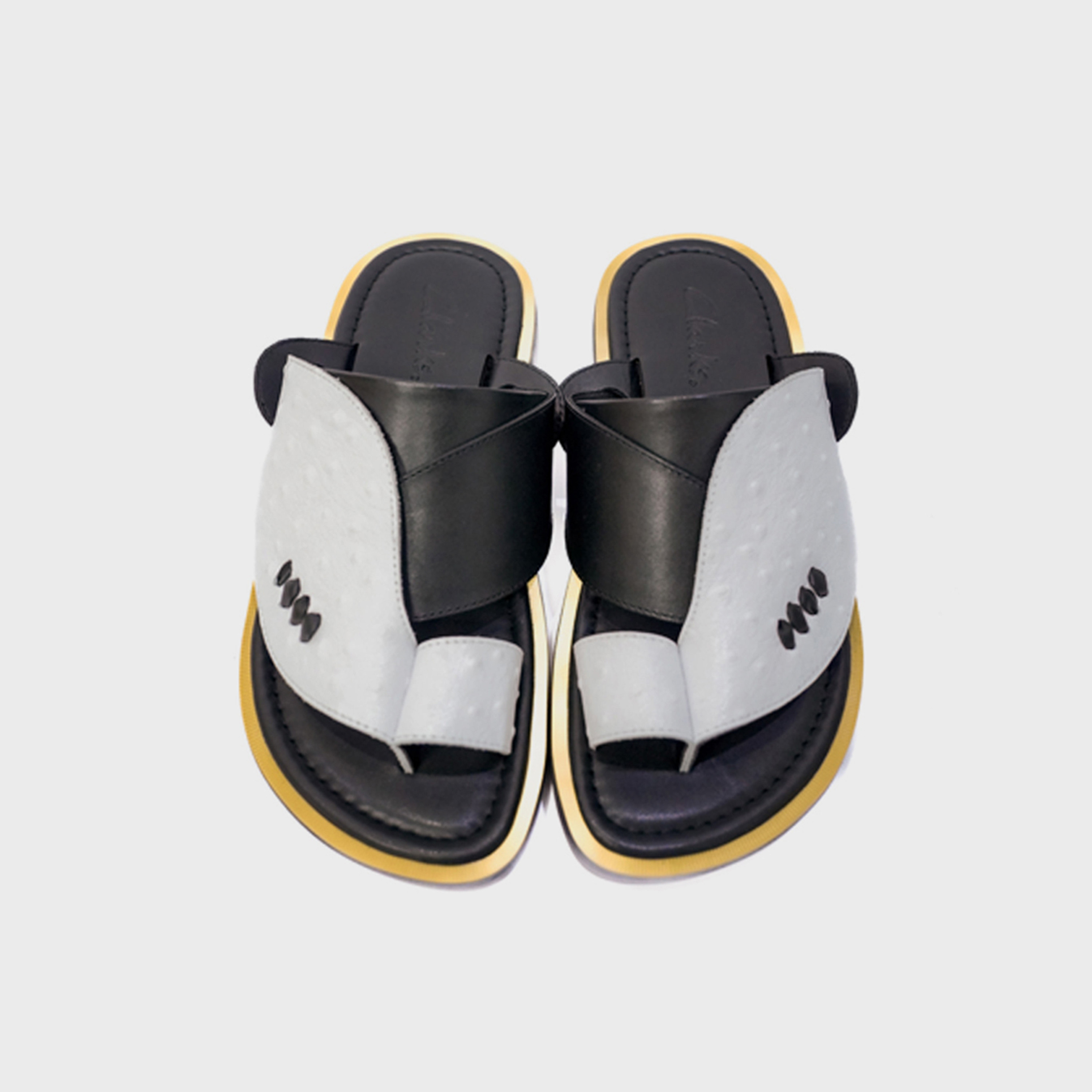 Clarks Mens Slip-On Loopstrip Slide Sandals | CLKS-190920-6AD-men-shoes-sandals-image-2