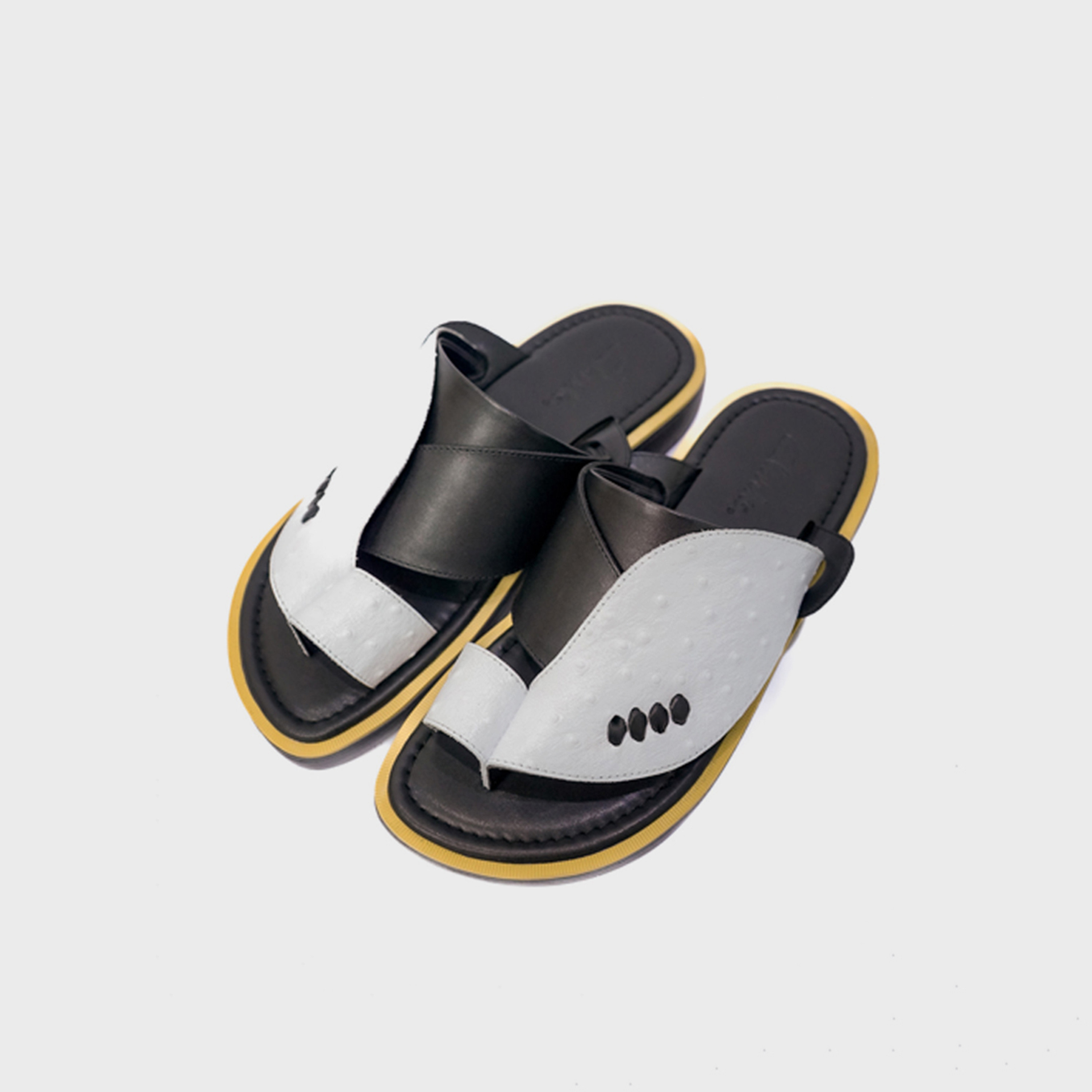 Clarks Mens Slip-On Loopstrip Slide Sandals | CLKS-190920-6AD-men-shoes-sandals-image-3