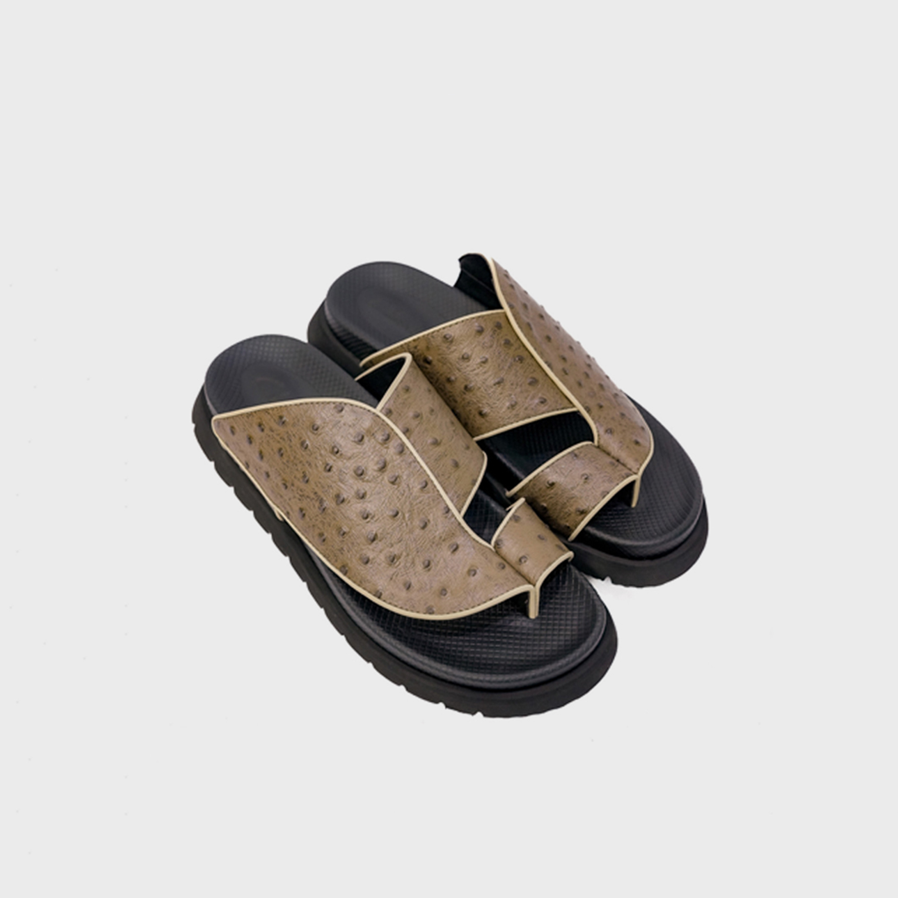 Clarks Mens Slip-On Cresttta Slide Sandals | CLKS-60363-28K-men-shoes-sandals-image-1