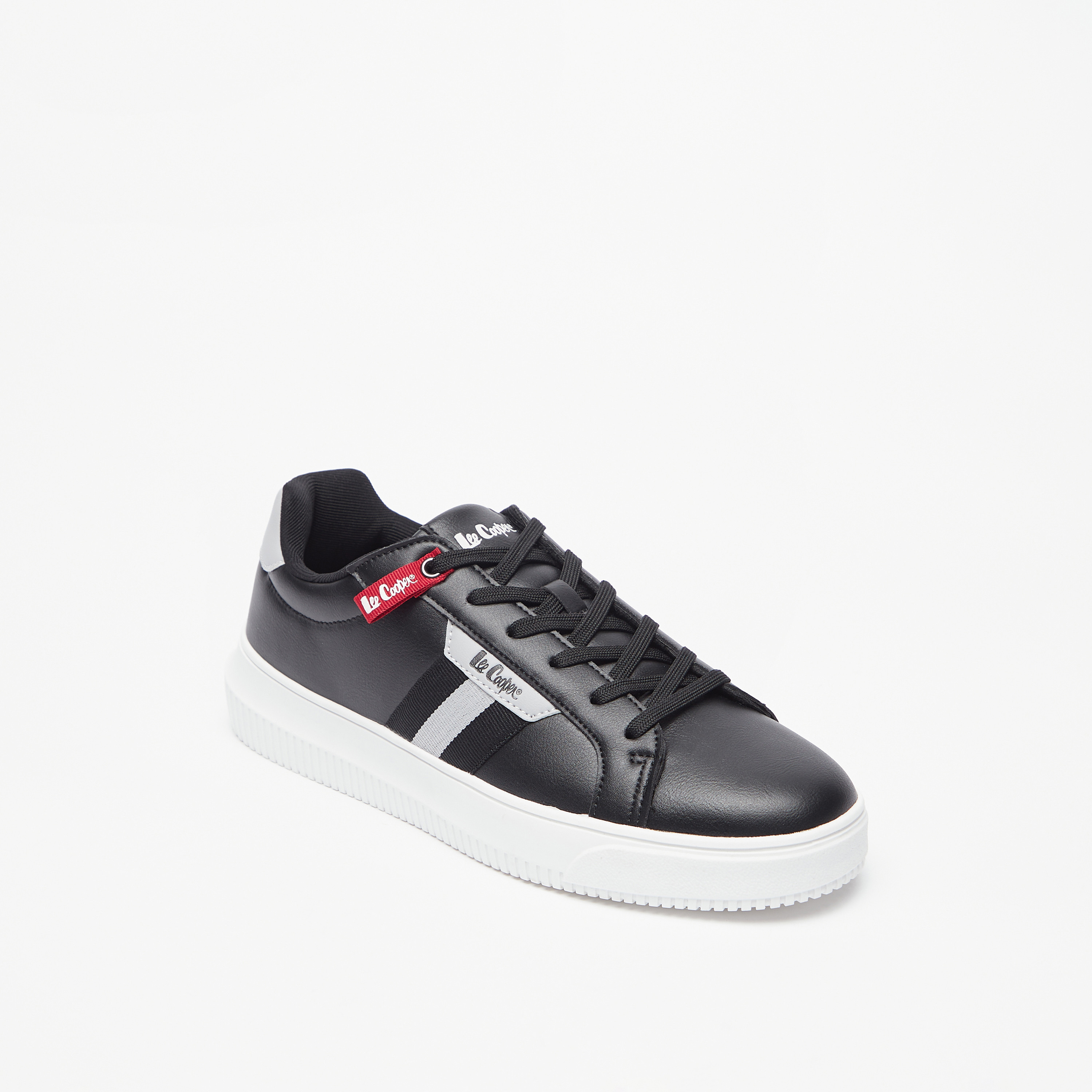Buy LEE COOPER Black Mens Leather Lace Up Boots | Shoppers Stop