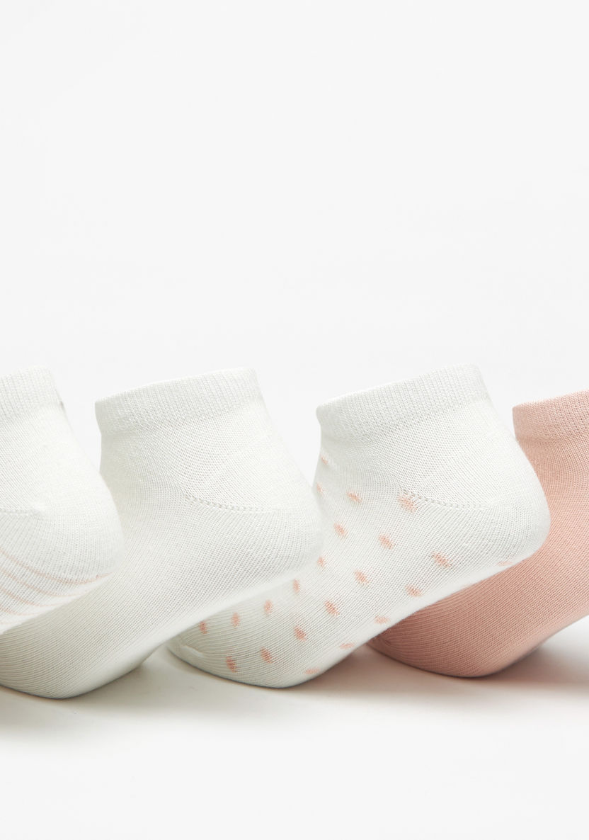 Little Missy Printed Ankle Length Socks - Set of 5-Girl%27s Socks & Tights-image-1