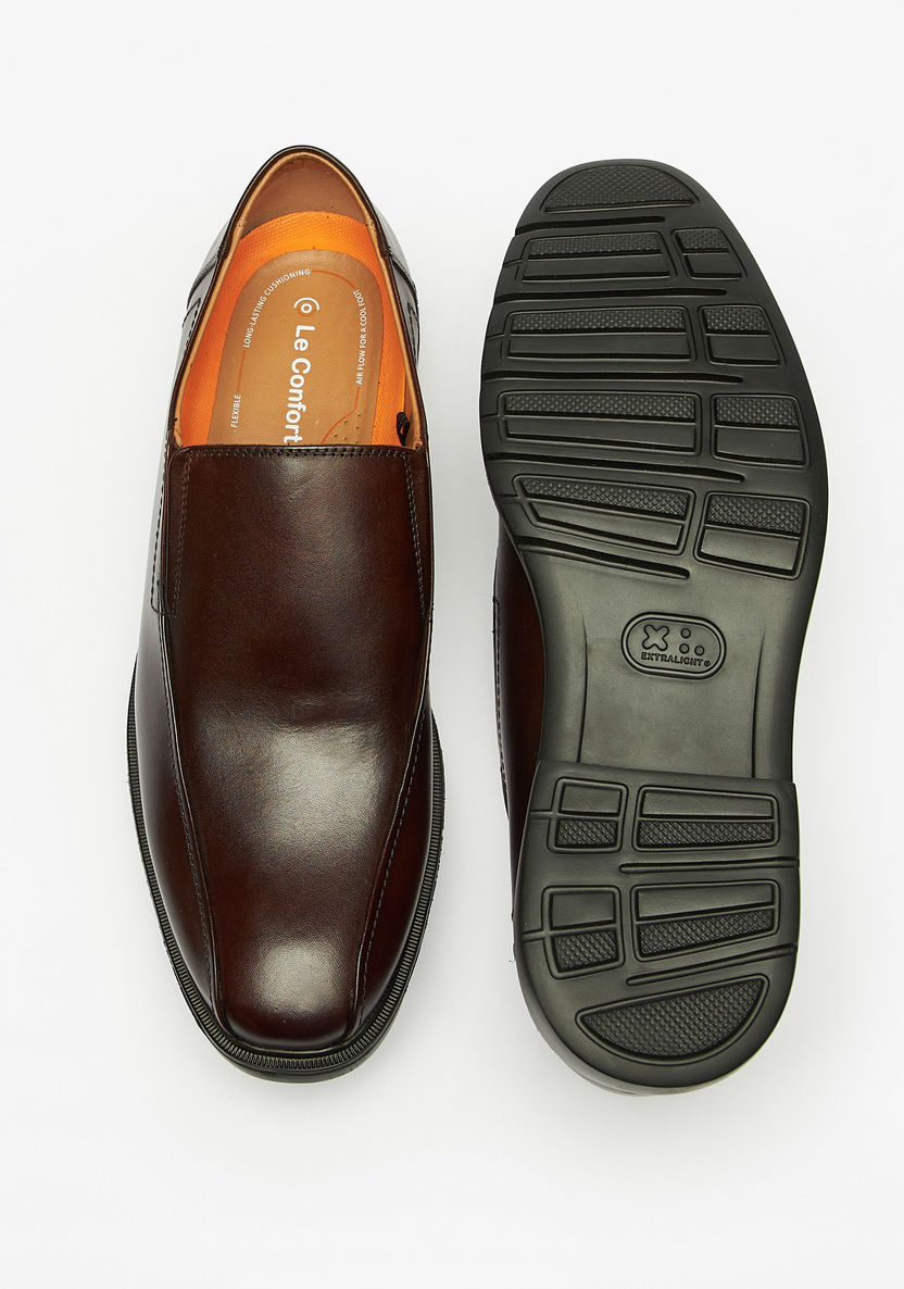 Le Confort Solid Slip-On Loafers-Loafers-image-5